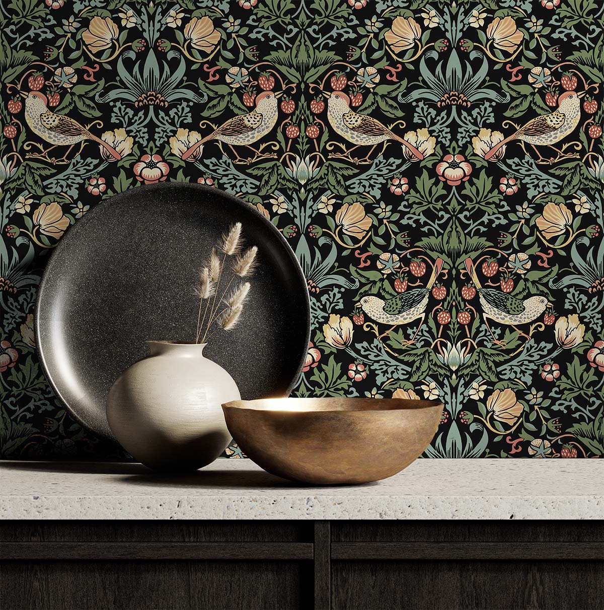 Aves Garden Peel and Stick Removable Wallpaper - Image 2