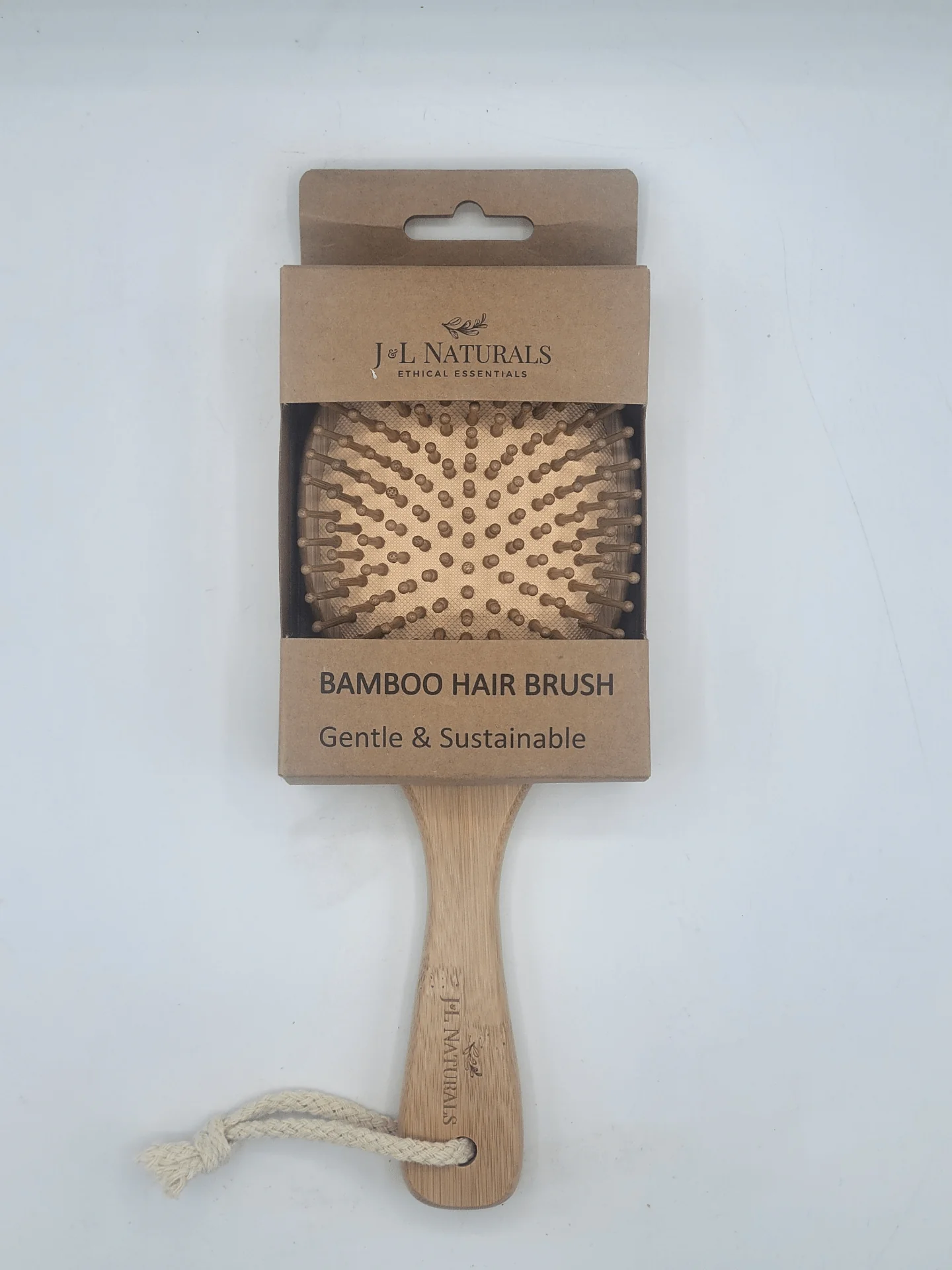 Bamboo Hair Brush – Eco-Friendly & Gentle Detangling - Image 4