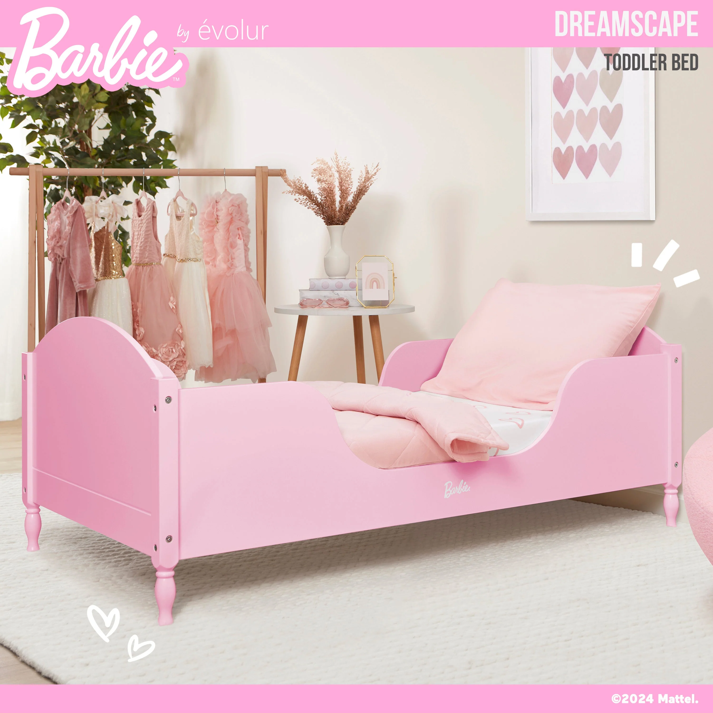 Barbie by Evolur Dreamscape Toddler Bed - Image 2