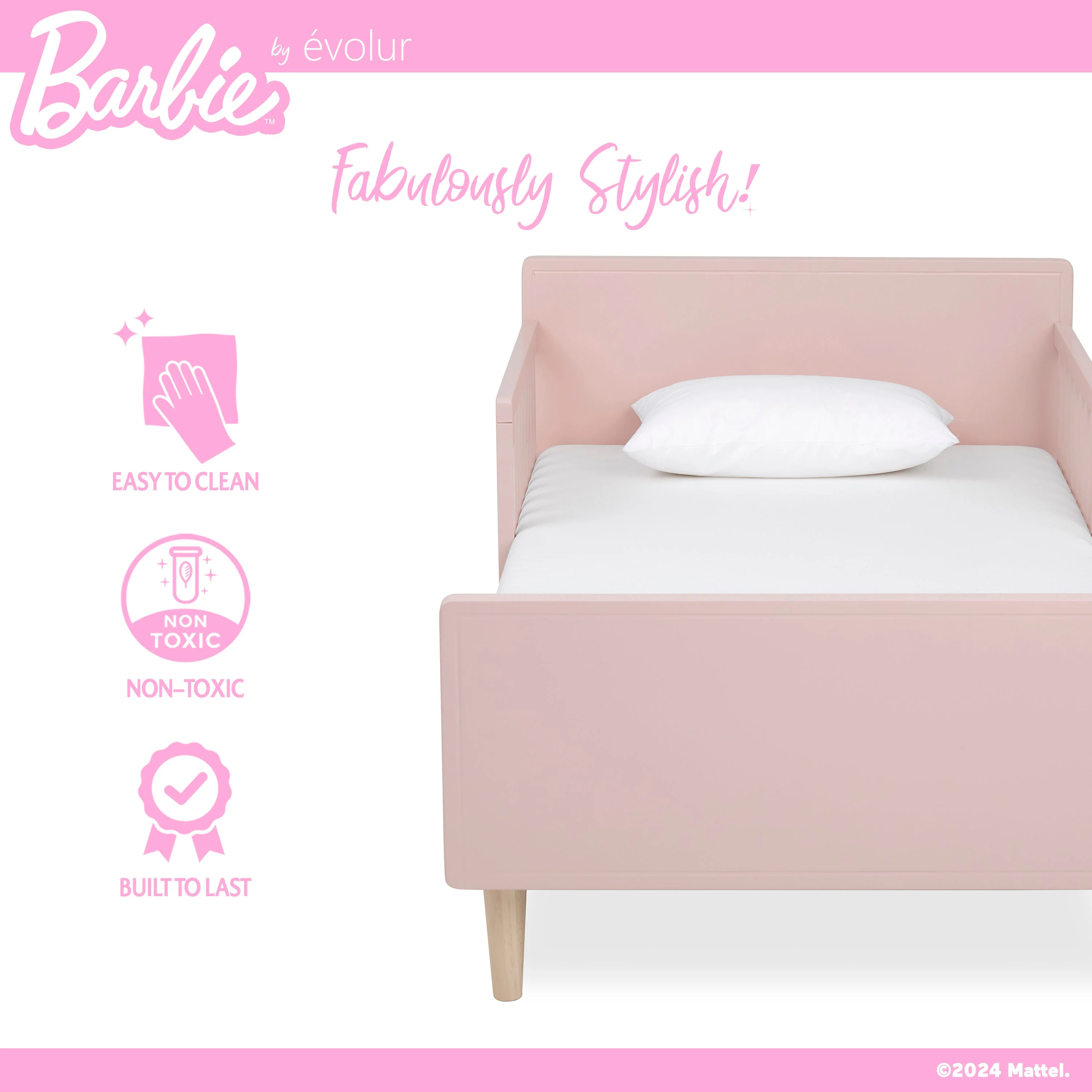 Barbie By Evolur Los Altos Toddler Bed - Image 15