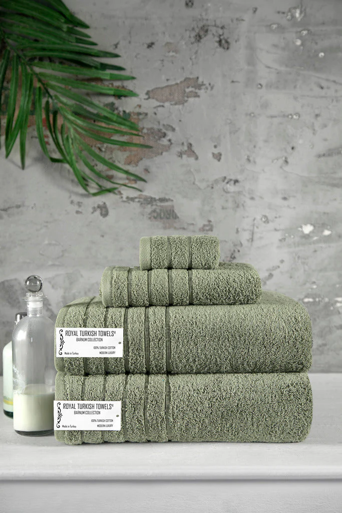 Barnum Turkish Cotton Towel Set of 4 - 2 Large Bath Towels - Image 6