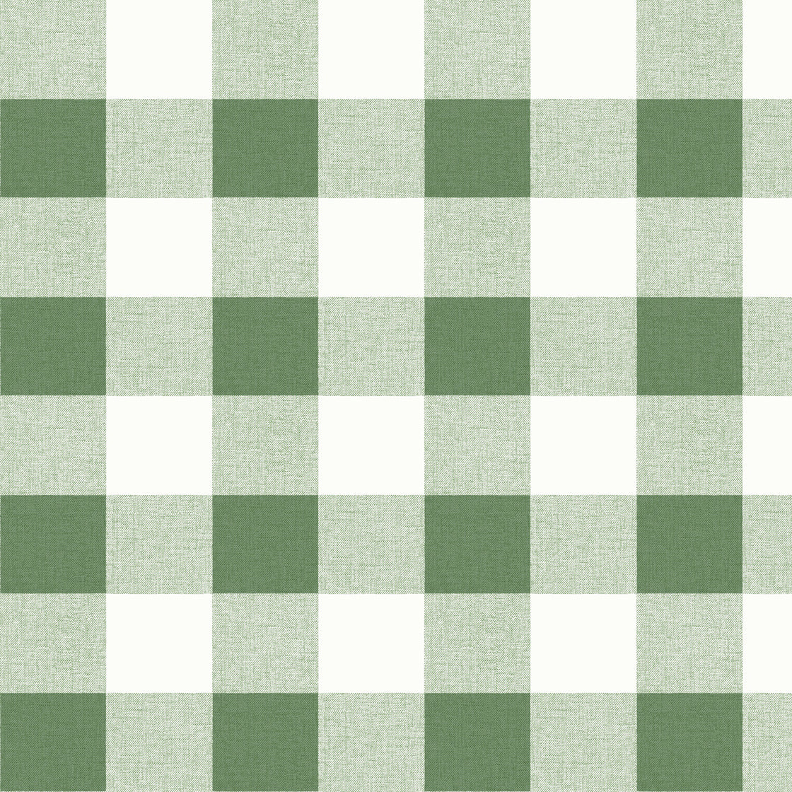 Beach House Picnic Plaid Coastal Unpasted Wallpaper - Image 6