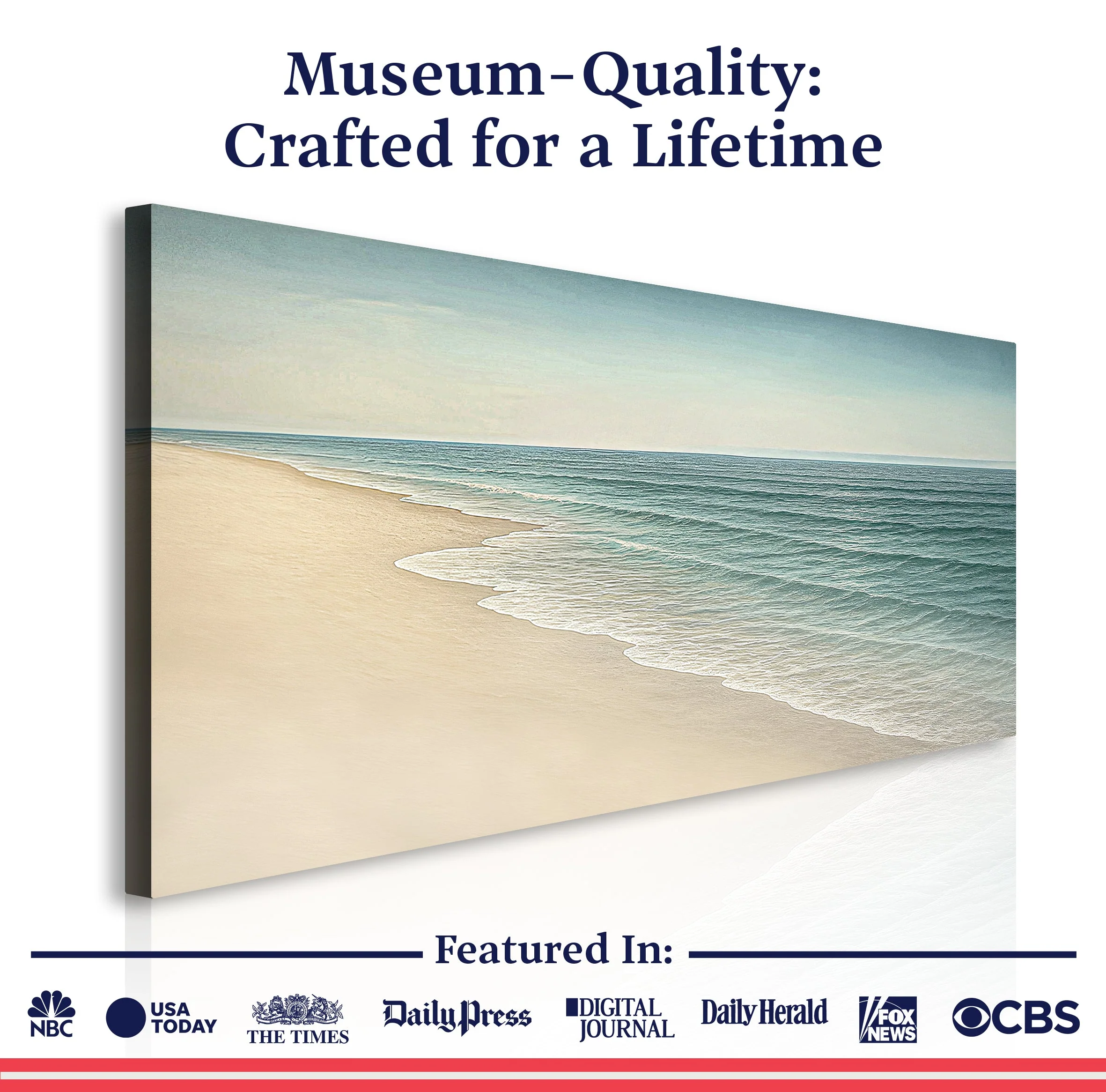 Beachside Bliss Coastal Wall Art - Image 6