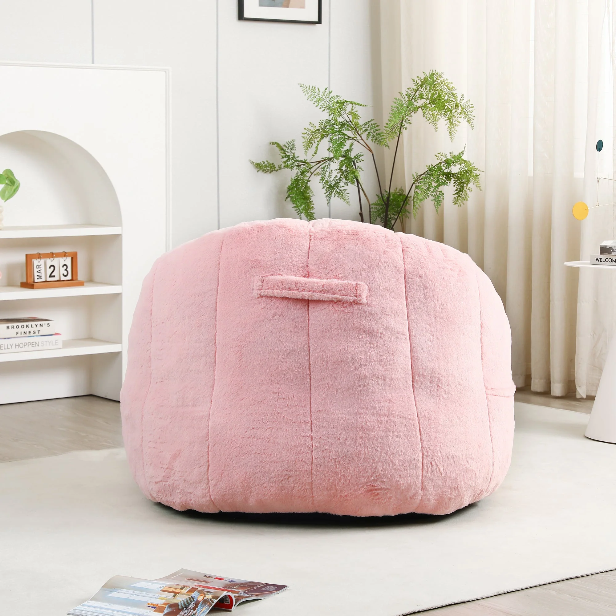 Beanbag Chair, Beanbag Sofa Chair with Armrests - Image 6