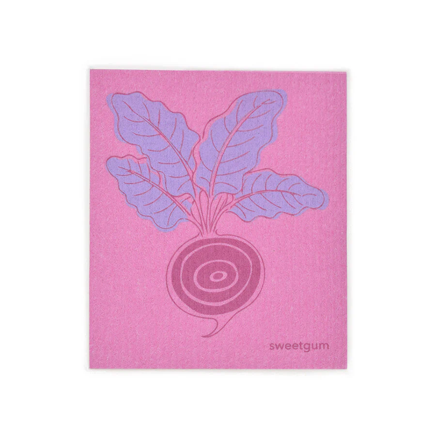 Beet Swedish Dishcloth | Pink - Image 2