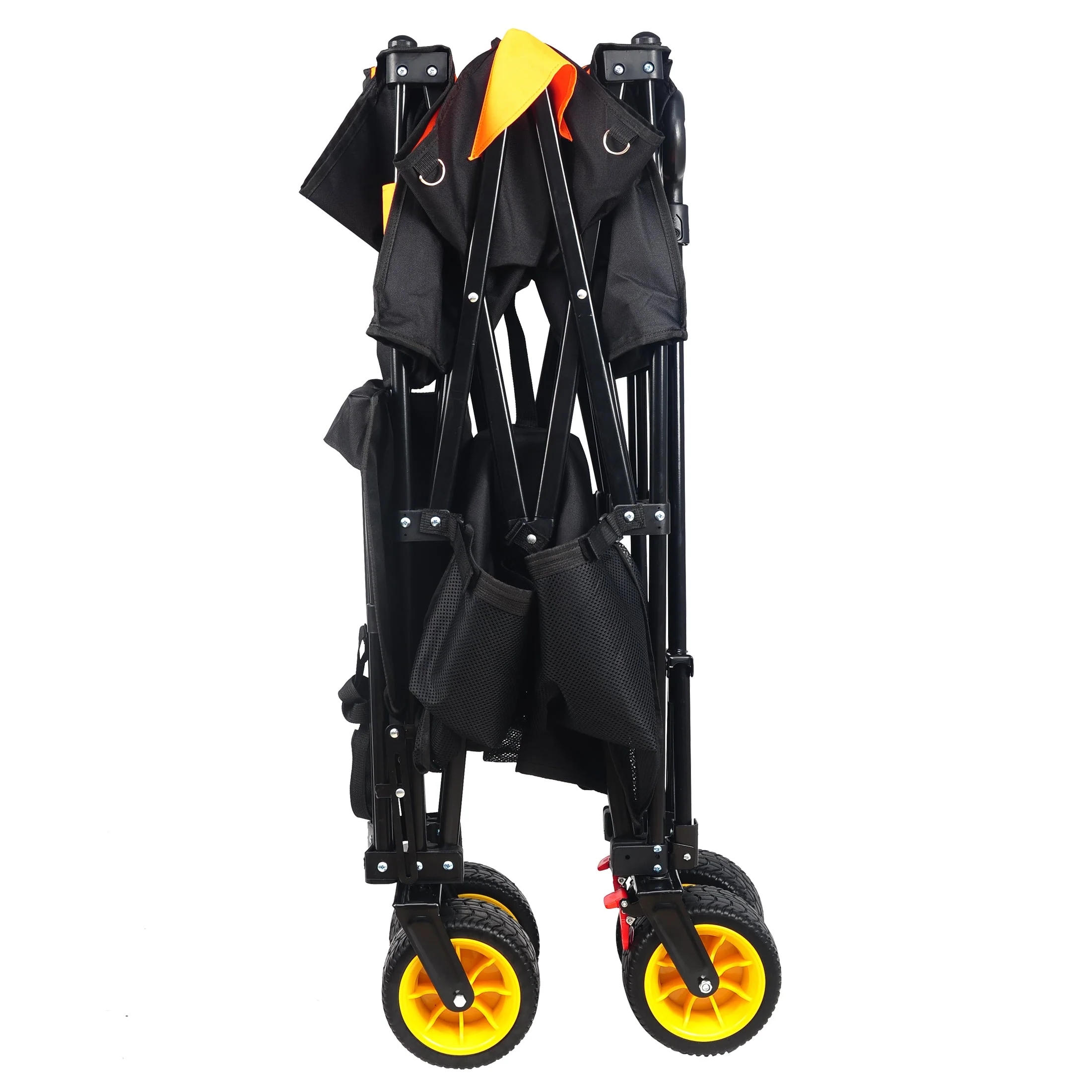Large capacity Folding Wagon Garden-Shopping-Beach Cart - Image 3