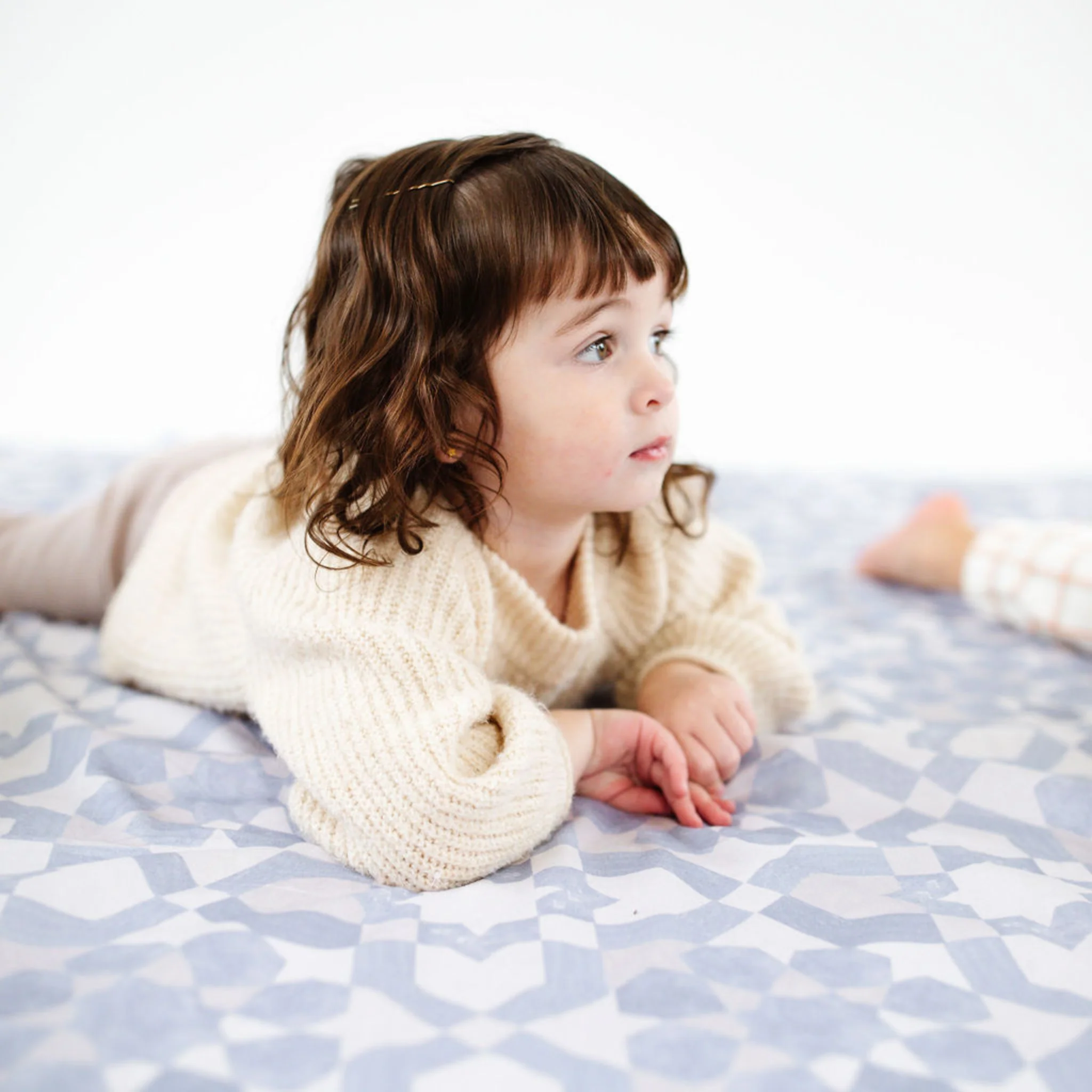 Blue Tile Organic Cotton Mat - Image 17