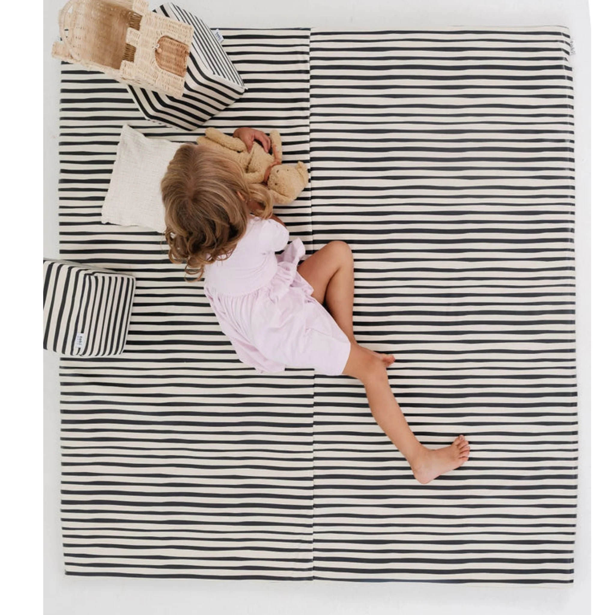 Bold Stripe Vegan Leather Mat - Image 8