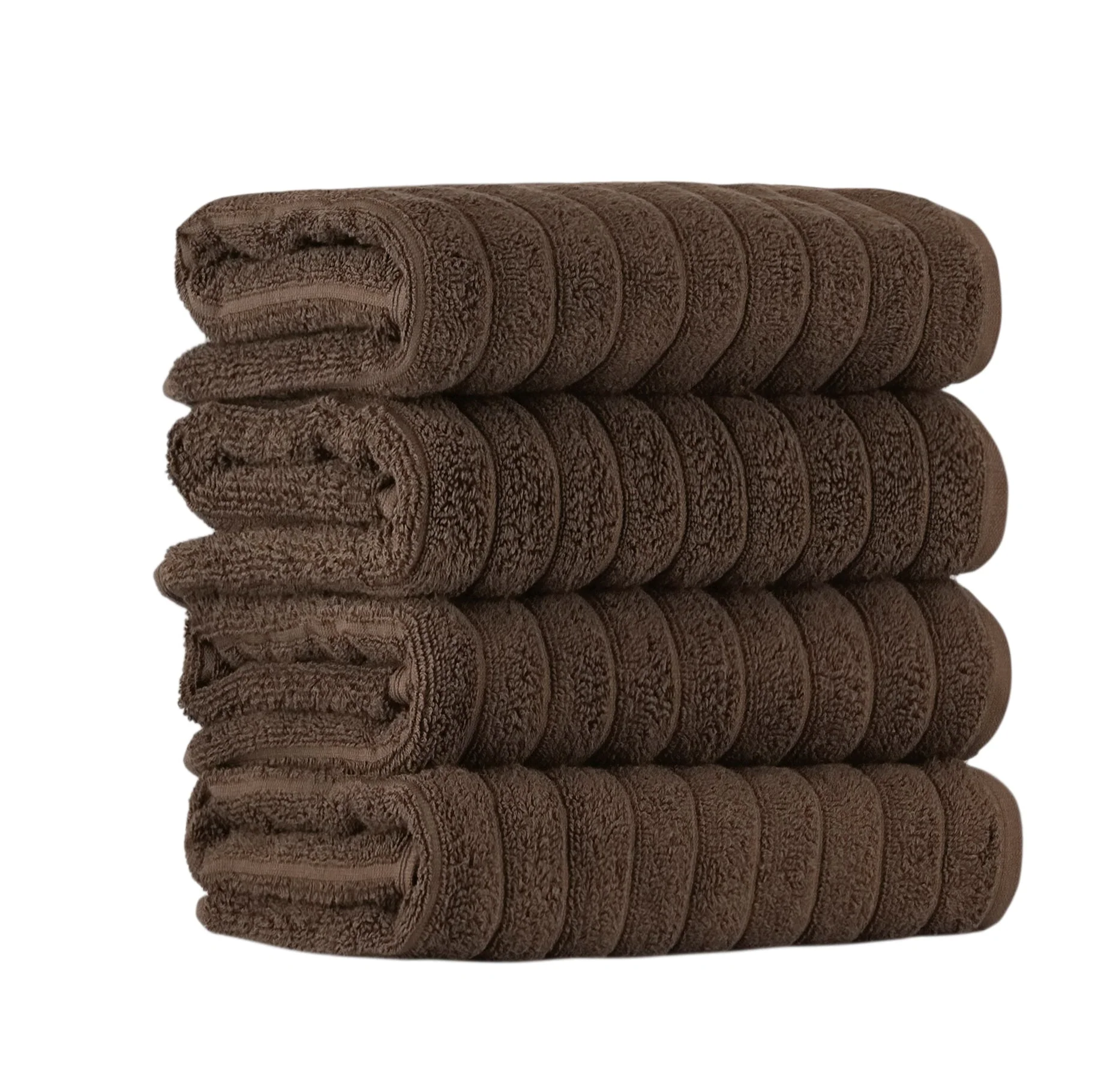 Brampton Turkish Cotton Large Hand Towels - 4 Pieces - 20x32" - Image 6