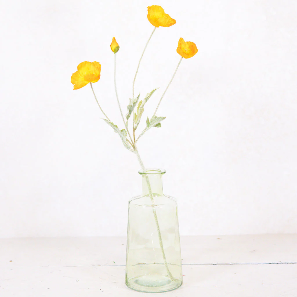Bright Orange Poppy Spray Stem - Image 3