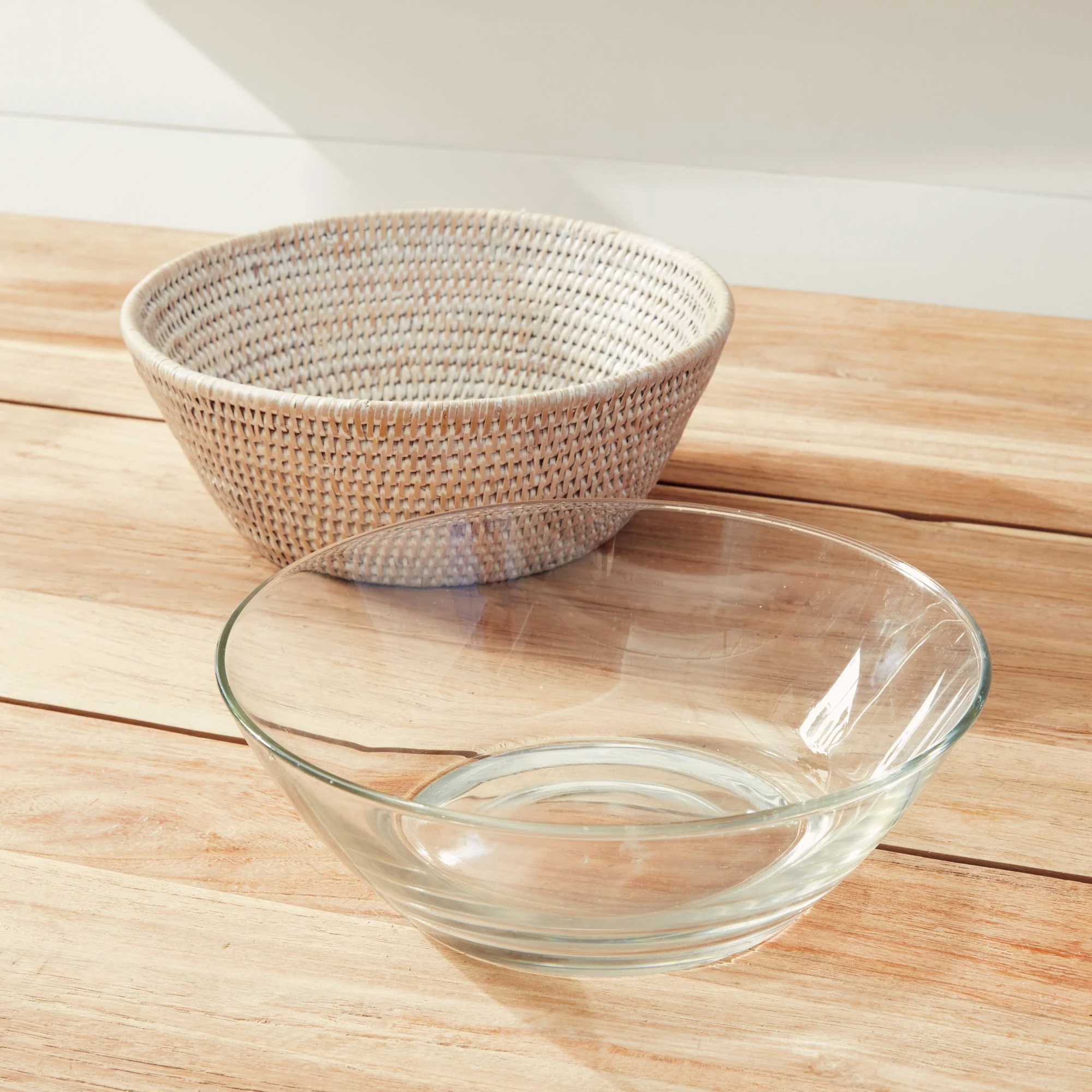 BURMA RATTAN SERVING BOWL 10.75" - Image 4