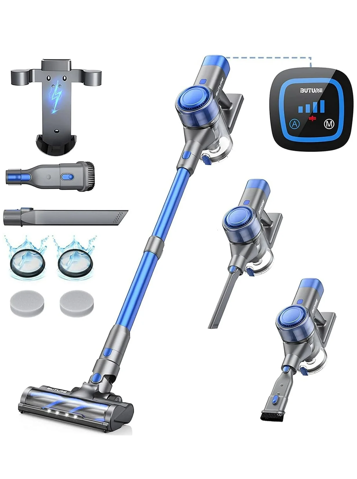 Buture VC50 Blue Cordless Vacuum - Image 8