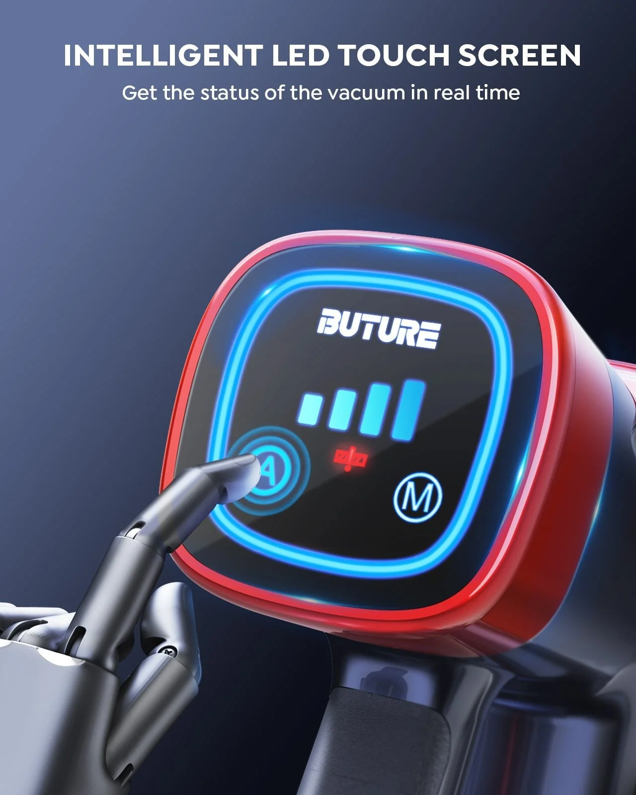 Buture VC50 Red Cordless Vacuum - Image 6