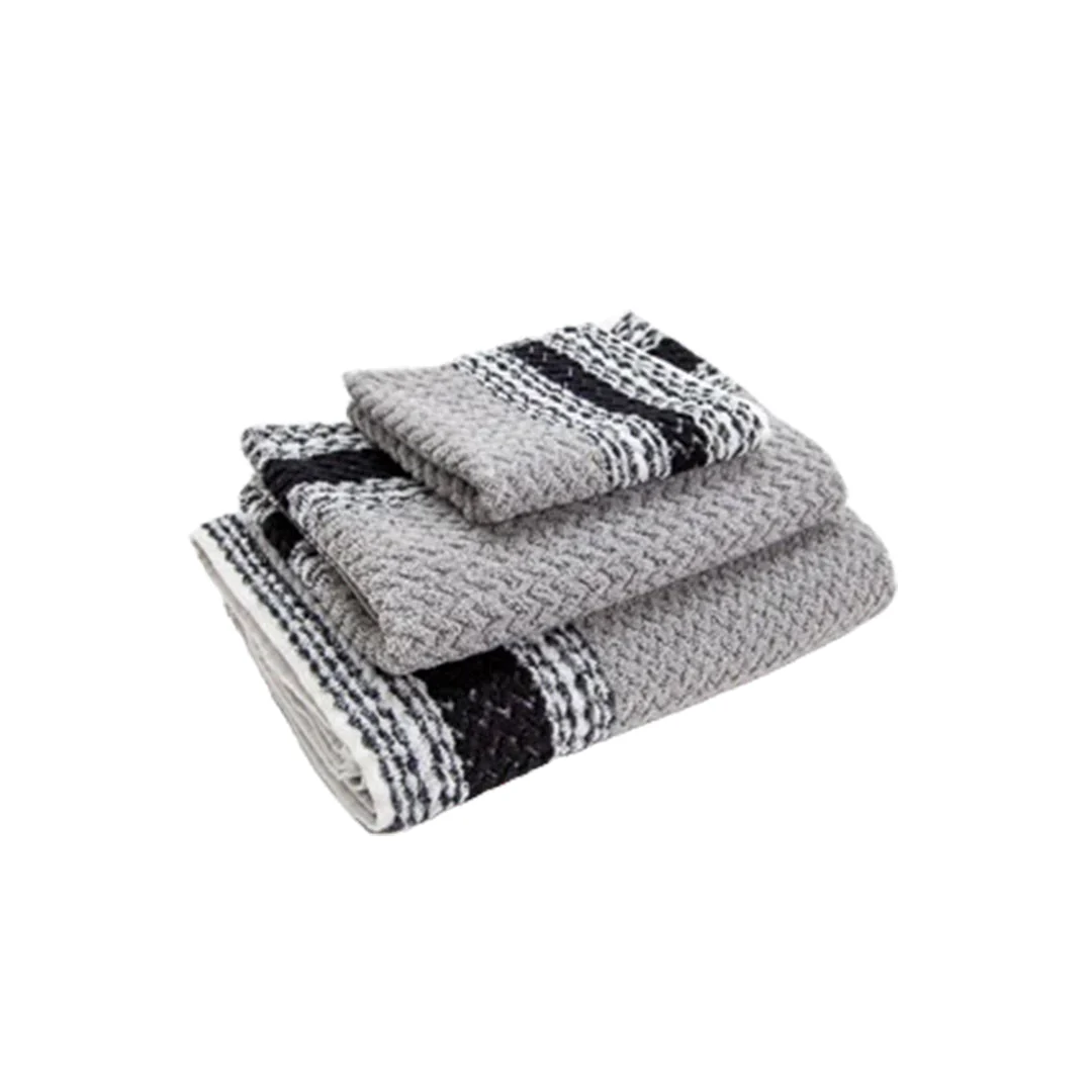Cali Silver Gray Chevron by Turkish Towel Collection