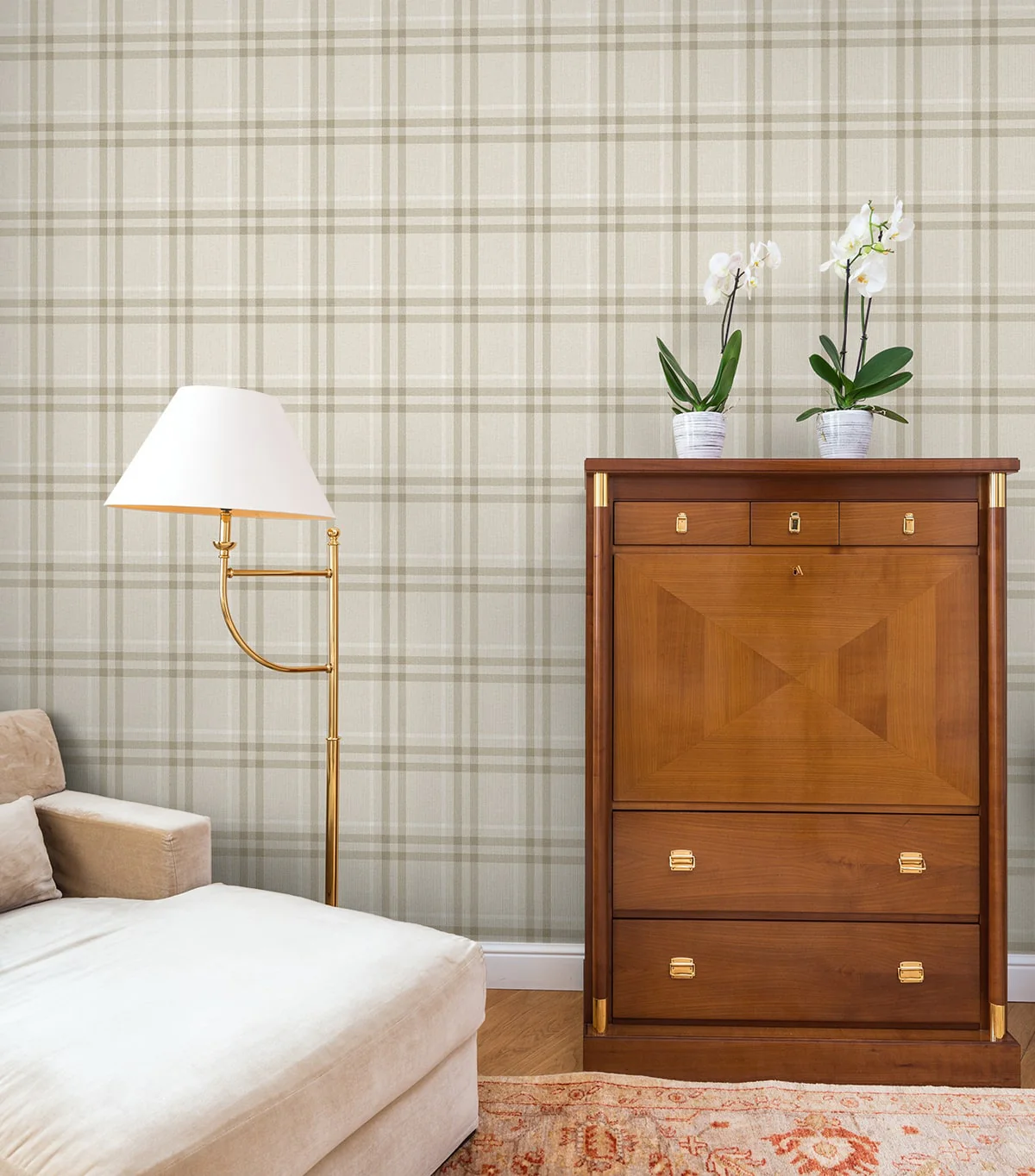 Calverlay Plaid Premium Peel and Stick Removable Wallpaper - Image 16