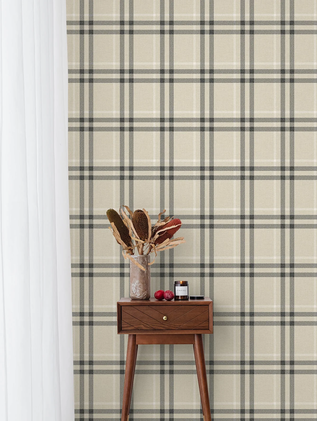 Calverlay Plaid Premium Peel and Stick Removable Wallpaper - Image 24