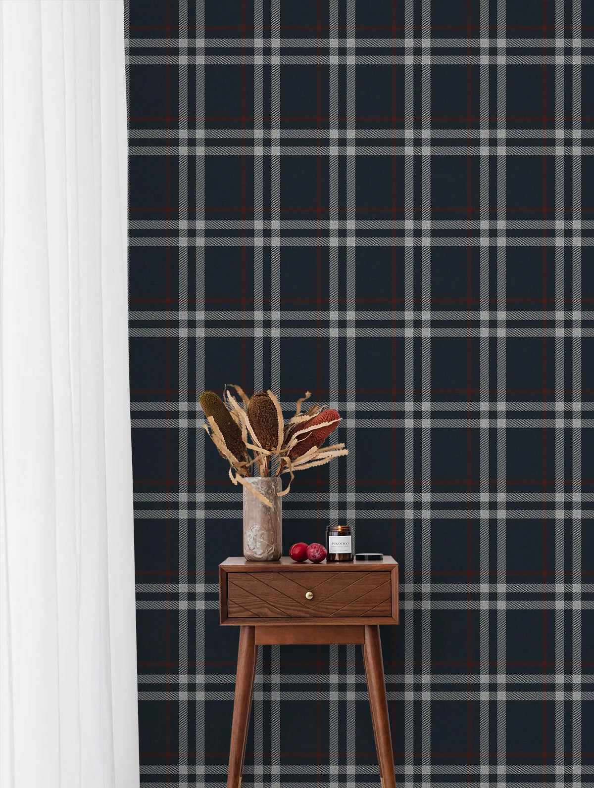 Calverlay Plaid Premium Peel and Stick Removable Wallpaper - Image 30