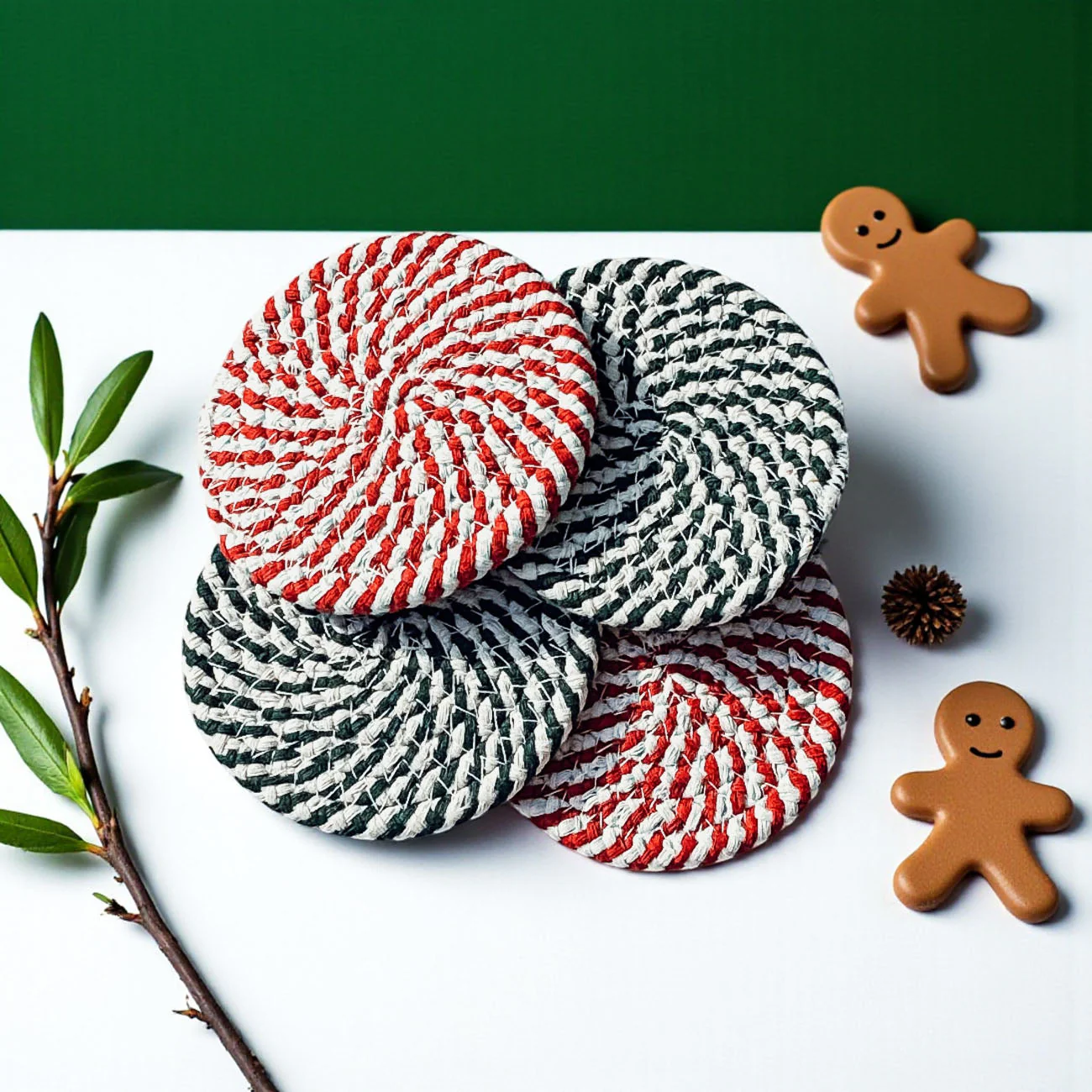 Candy Cane Coaster 4pk by Gia Roma - Image 22