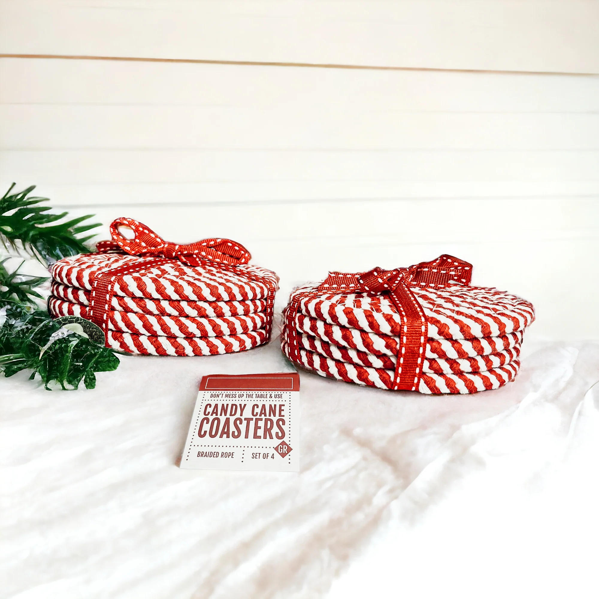 Candy Cane Coaster 4pk by Gia Roma - Image 32