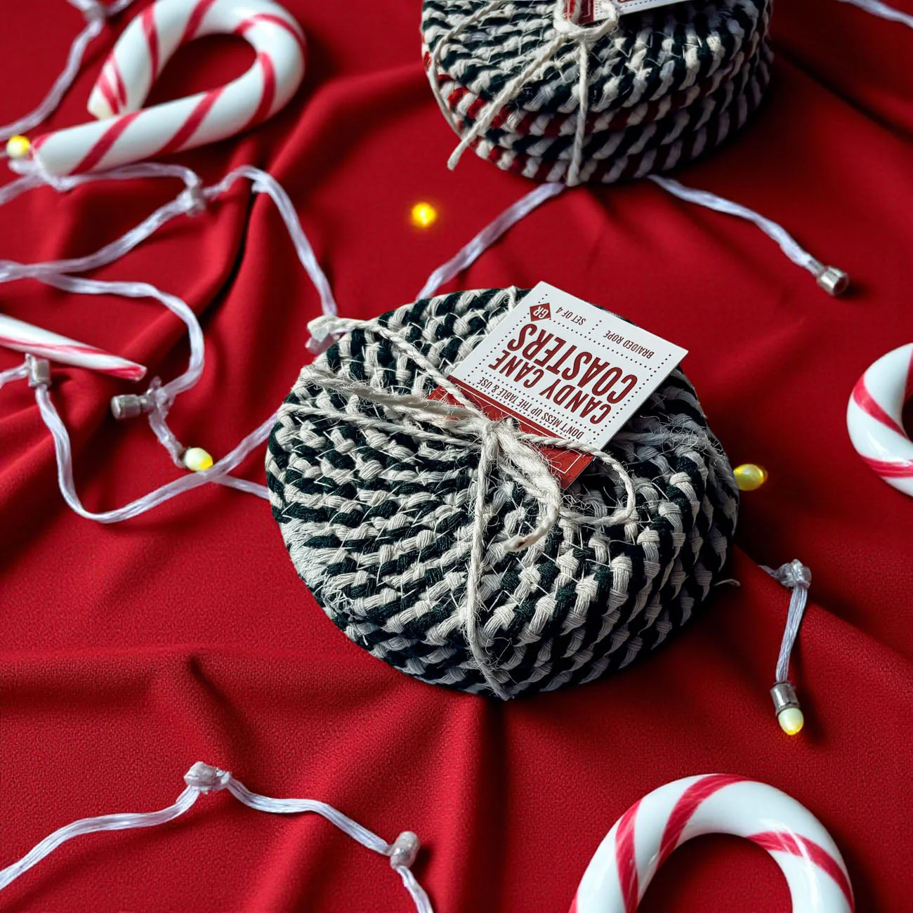 Candy Cane Coaster 4pk by Gia Roma - Image 33