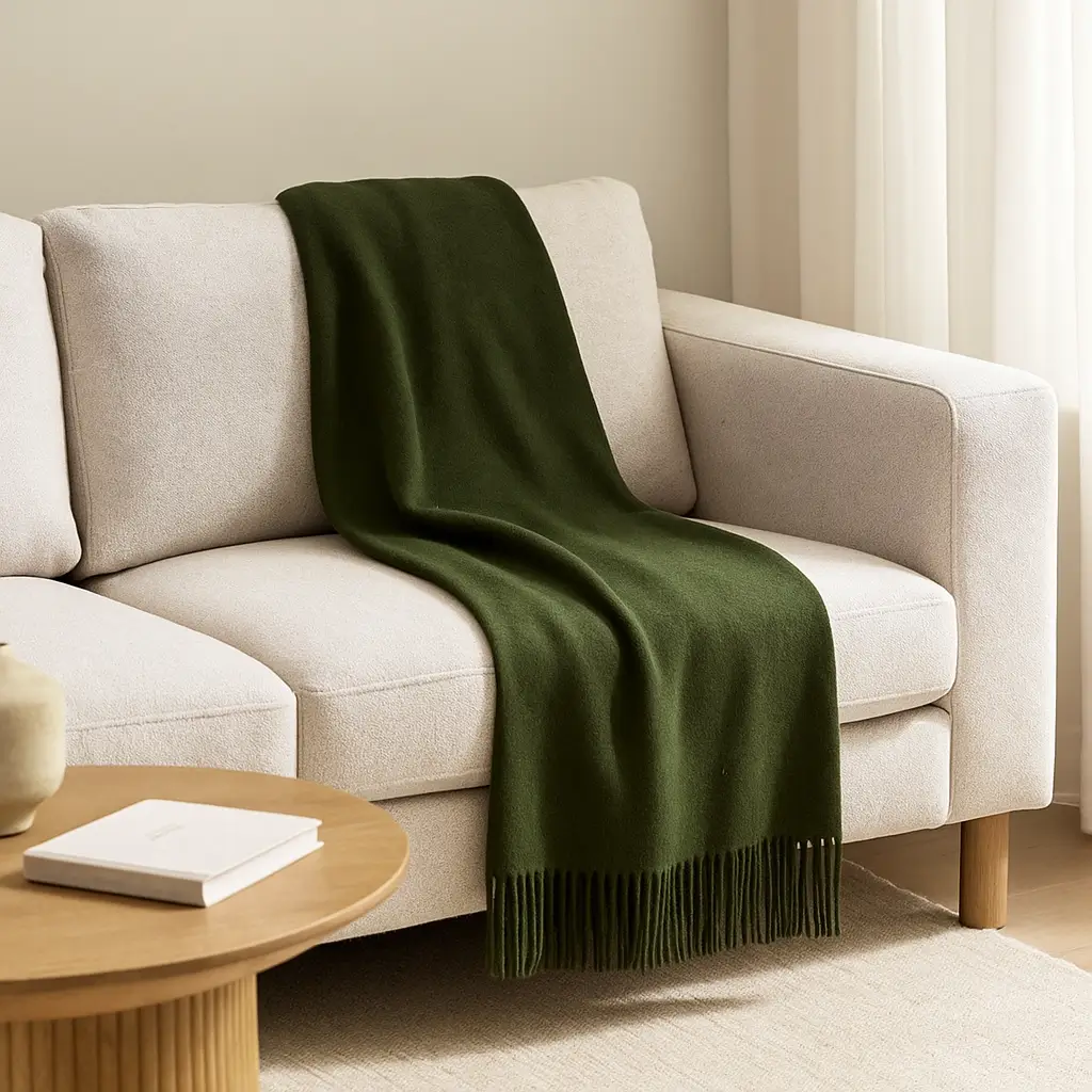 Cashmere Throw Blanket - 55"x74" - Image 16