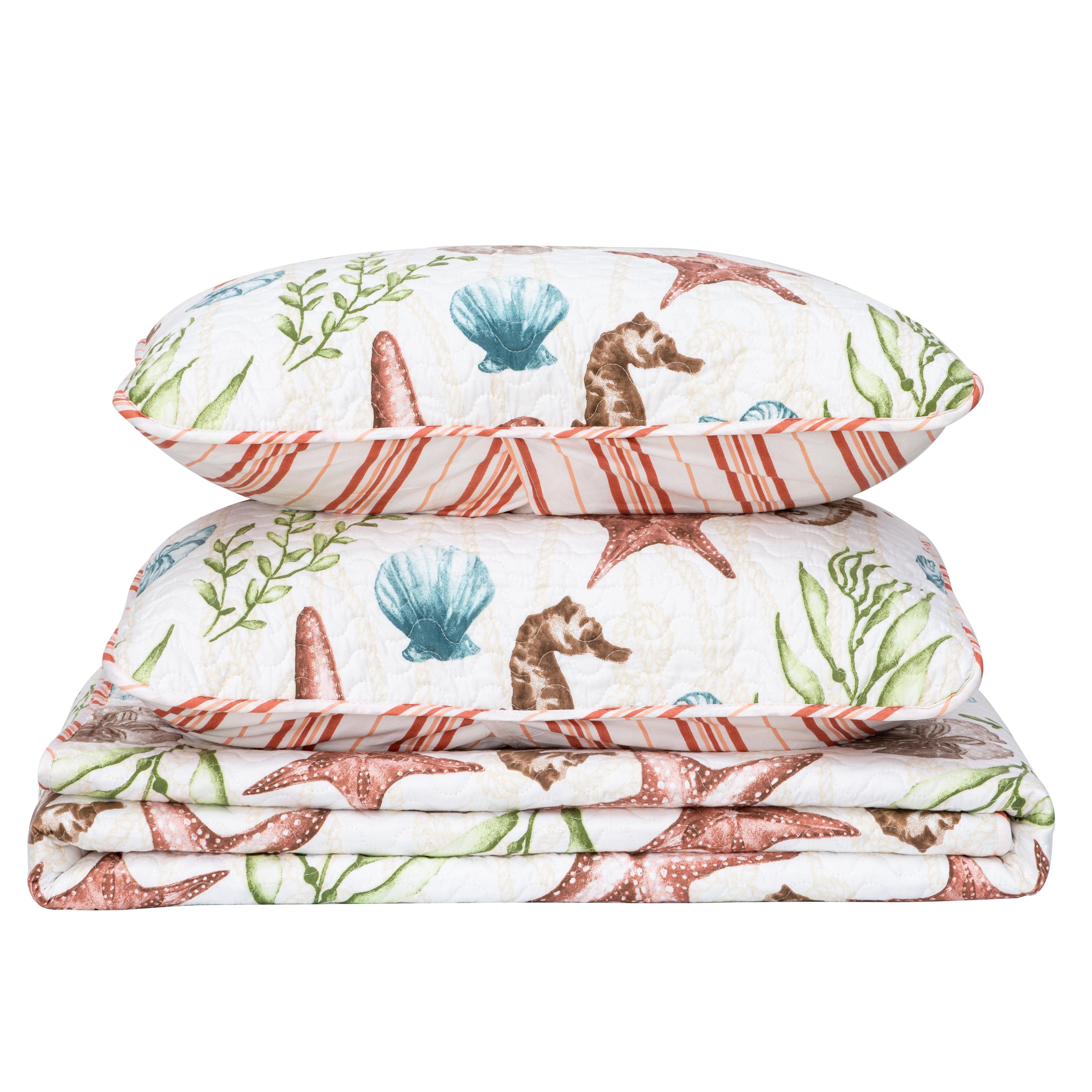 Castaway Coastal Quilt Set - Image 3