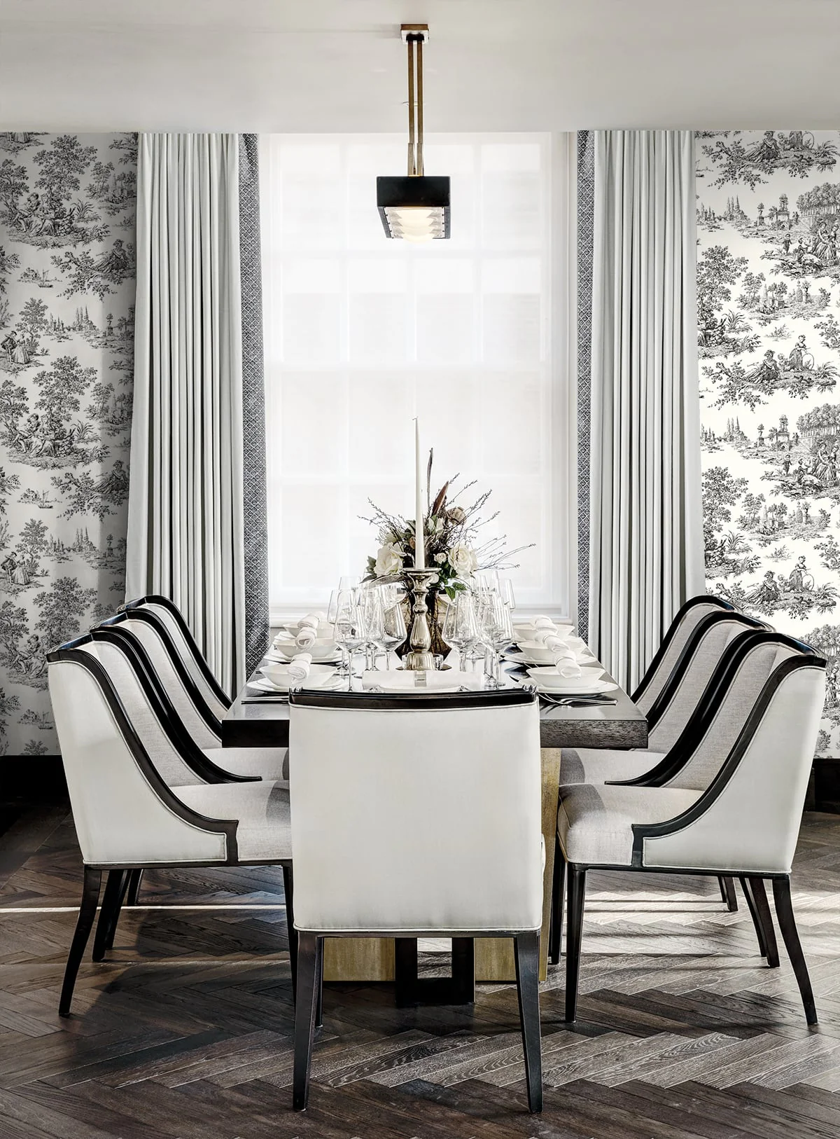 Chateau Toile Peel and Stick Removable Wallpaper - Image 3