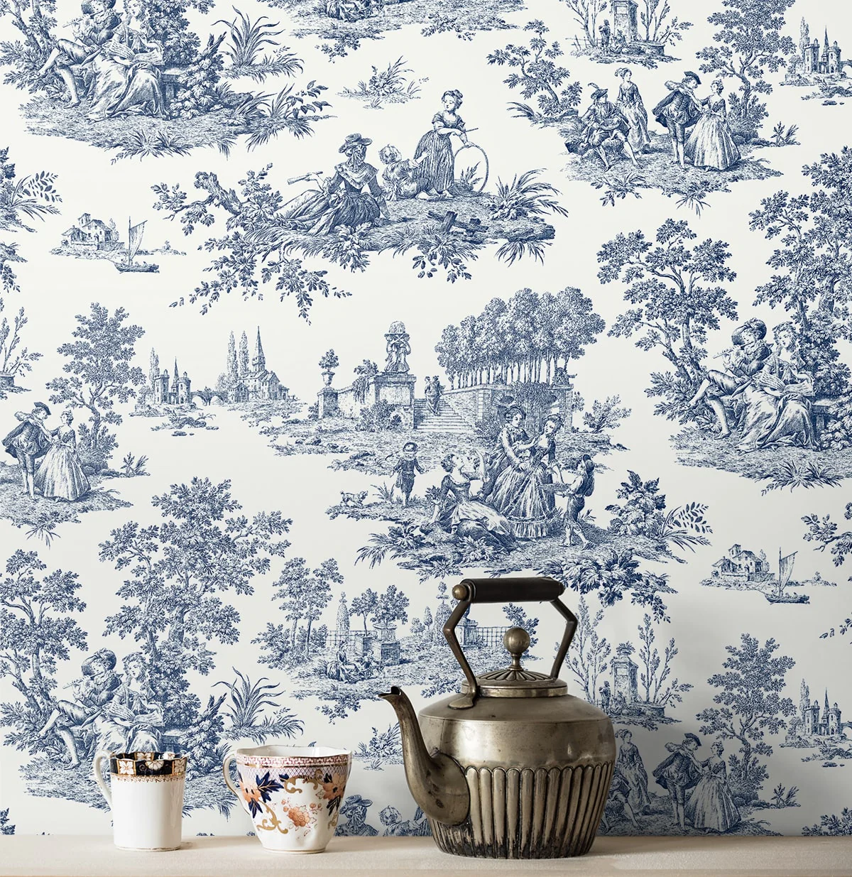 Chateau Toile Peel and Stick Removable Wallpaper - Image 34