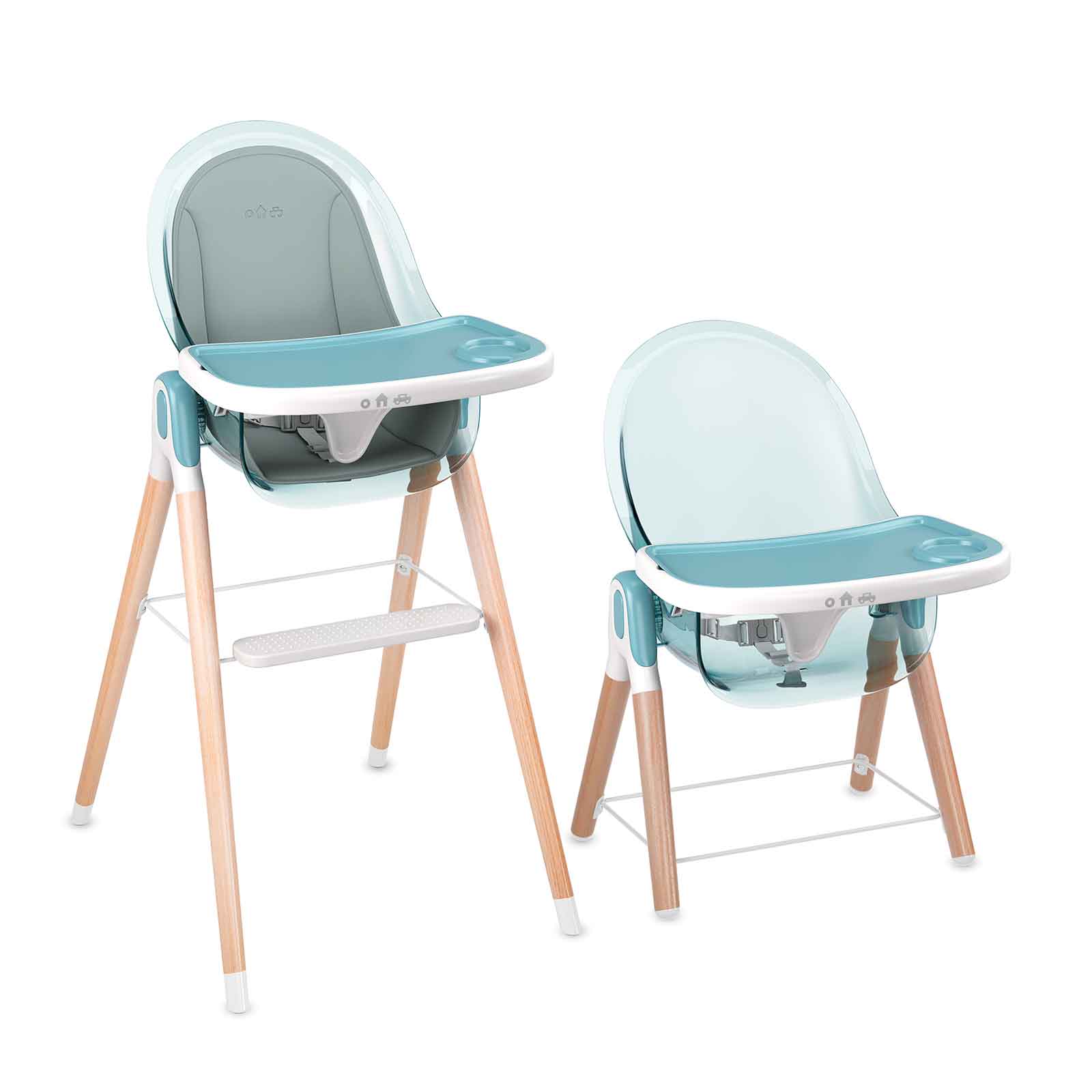 Children of Design 6 in 1 Deluxe High Chair with Cushion - Image 9