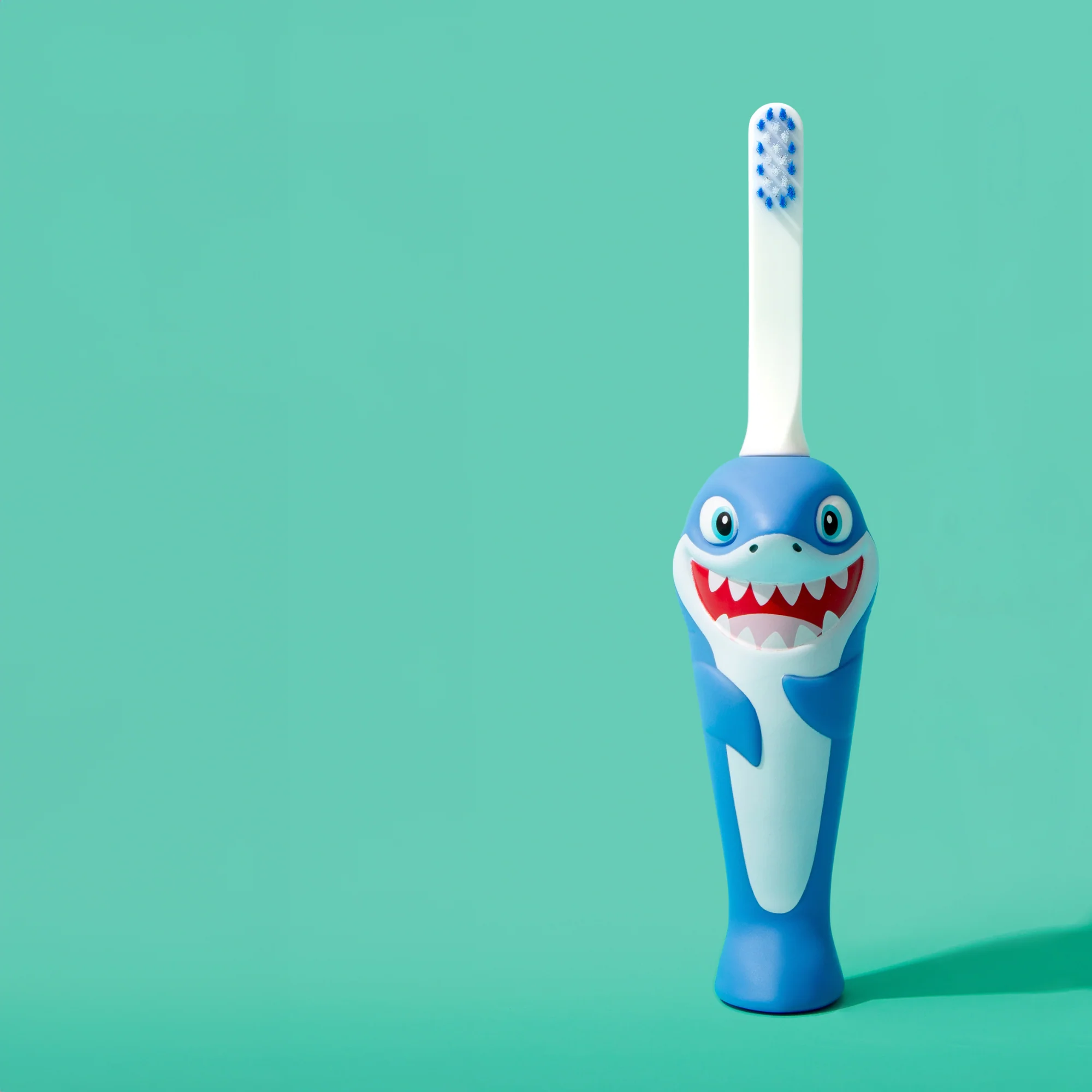 Chompers the Shark Toothbrush for Kids With Bonus Brush Head - Image 7