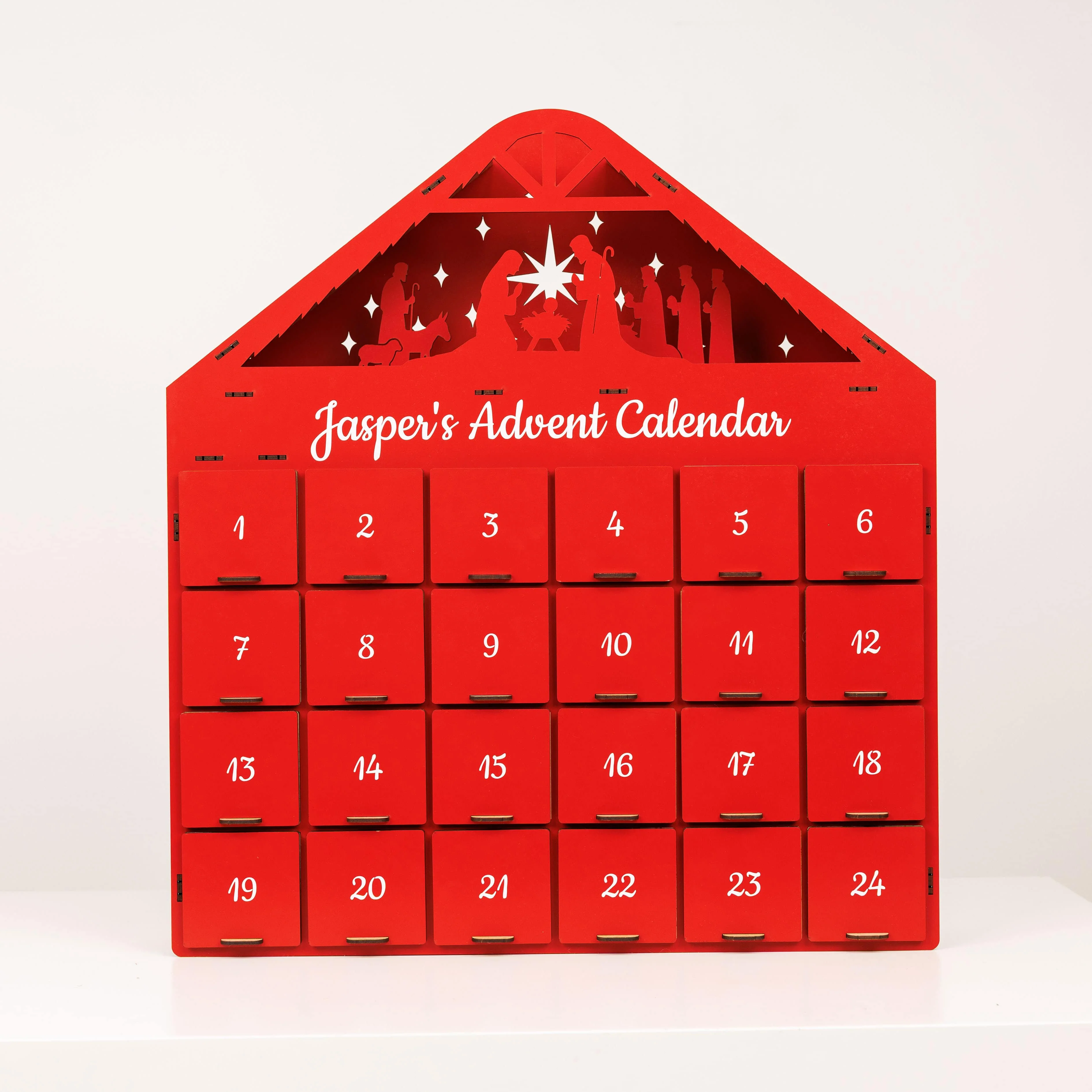 Christmas Advent Calendar - Red - Image 8