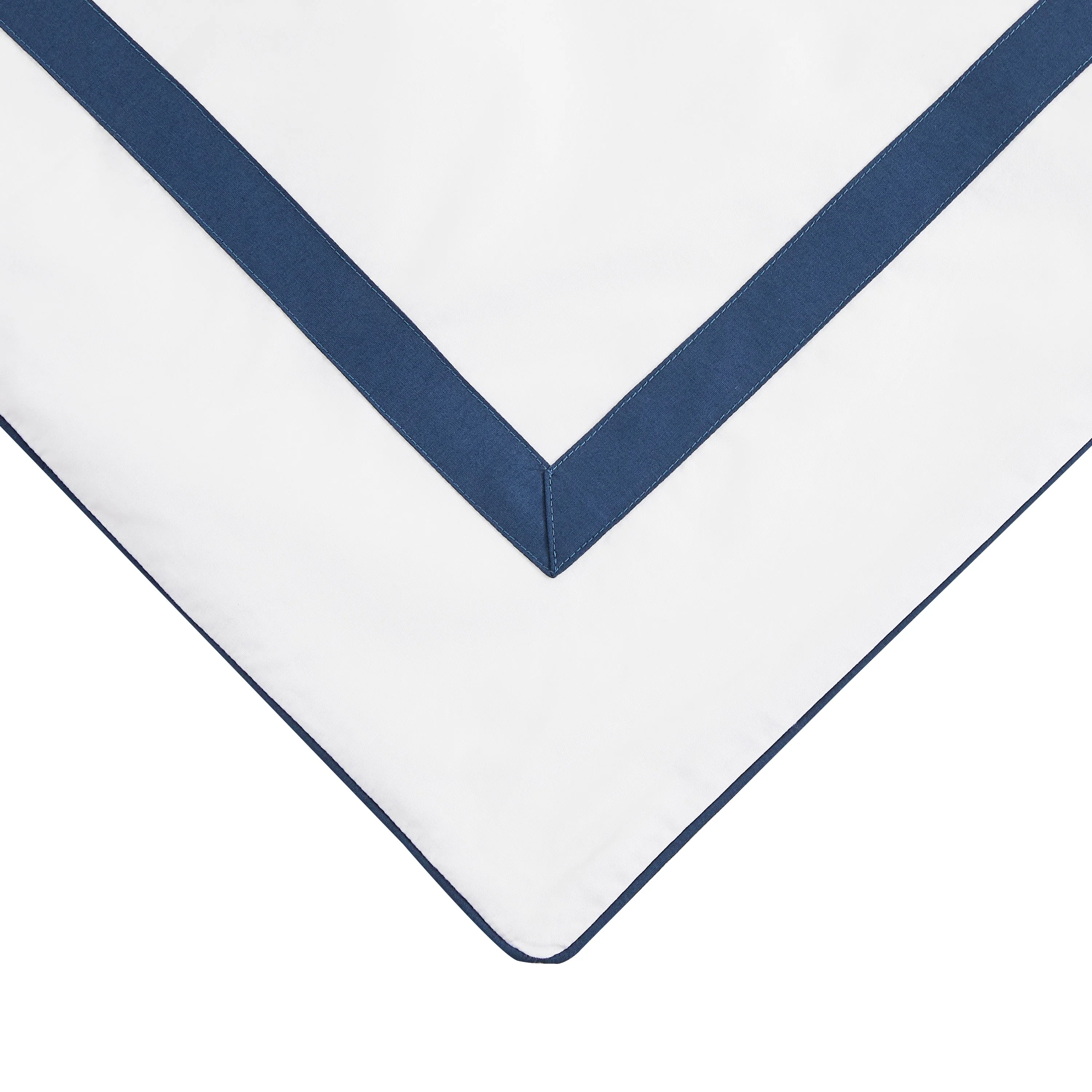 Classic Double Border Percale Cotton Euro Sham Pair - Image 4