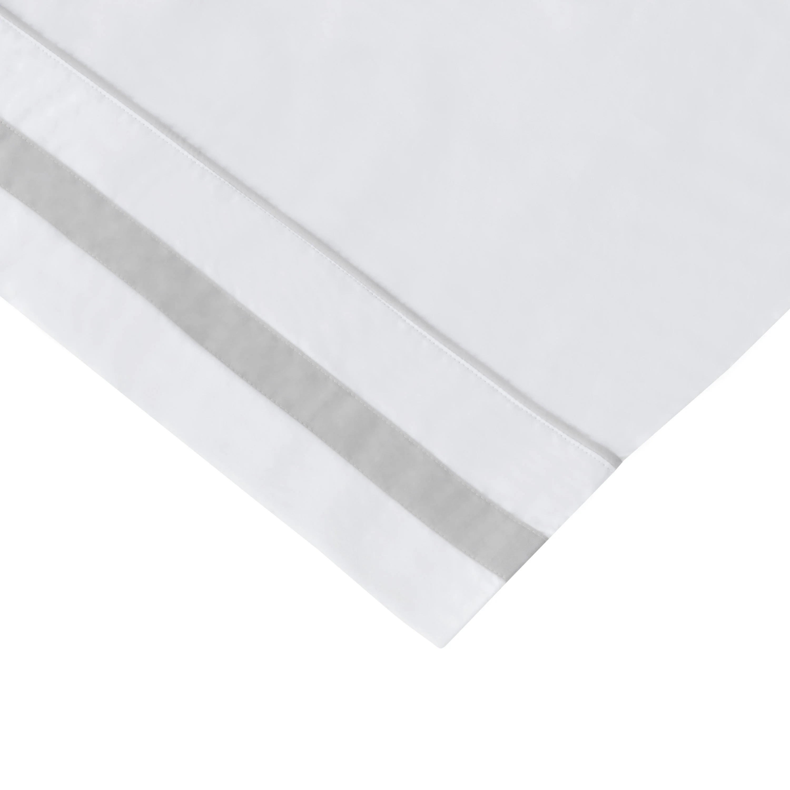 Classic Double Border Percale Cotton Sheet Set - Image 5