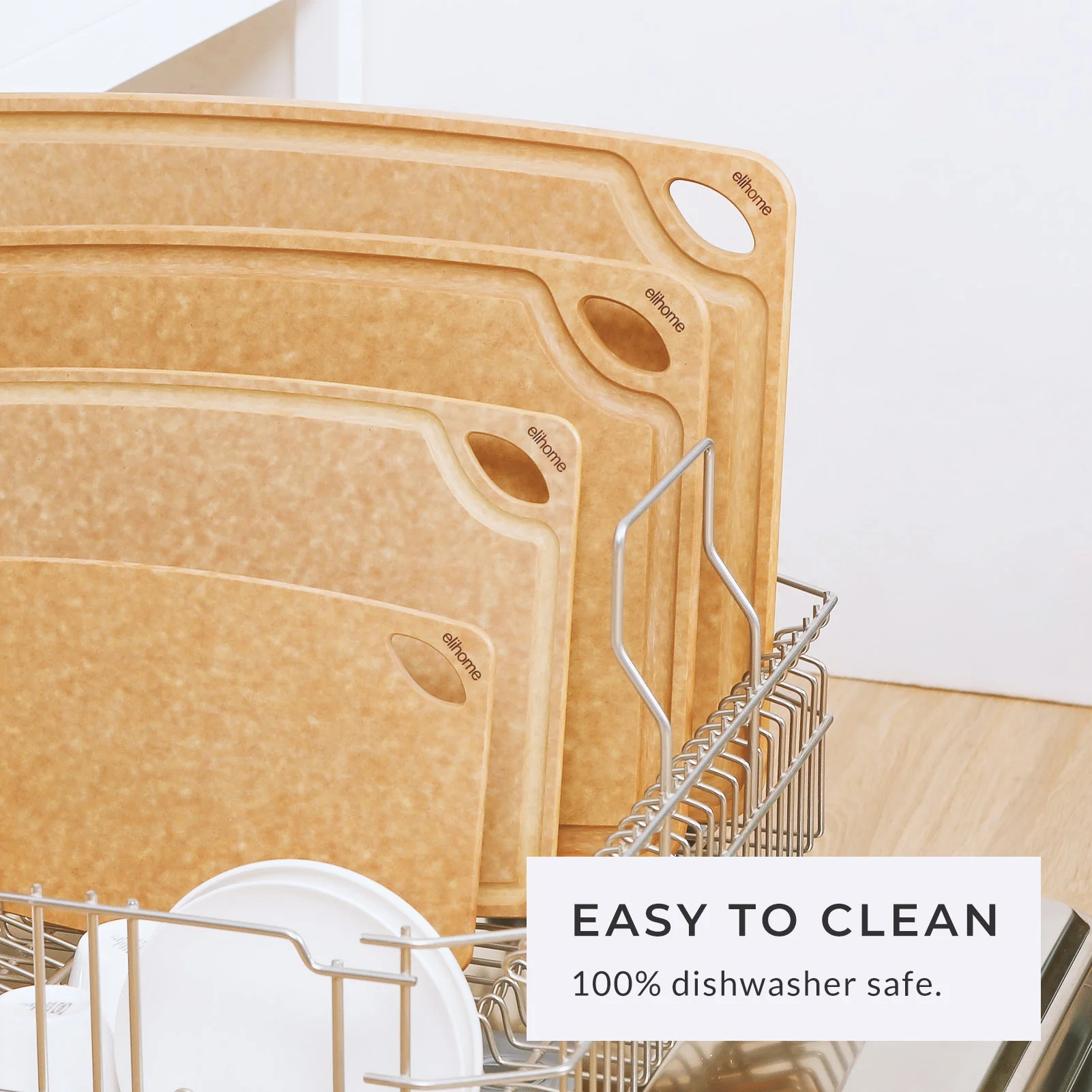 Classic Series 4 Piece Cutting Board Set (S+M+L+XL) - Image 5