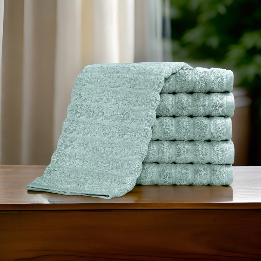 Washcloths Set of 6, Absorbent & Quick Dry I 13"x13" - Image 10