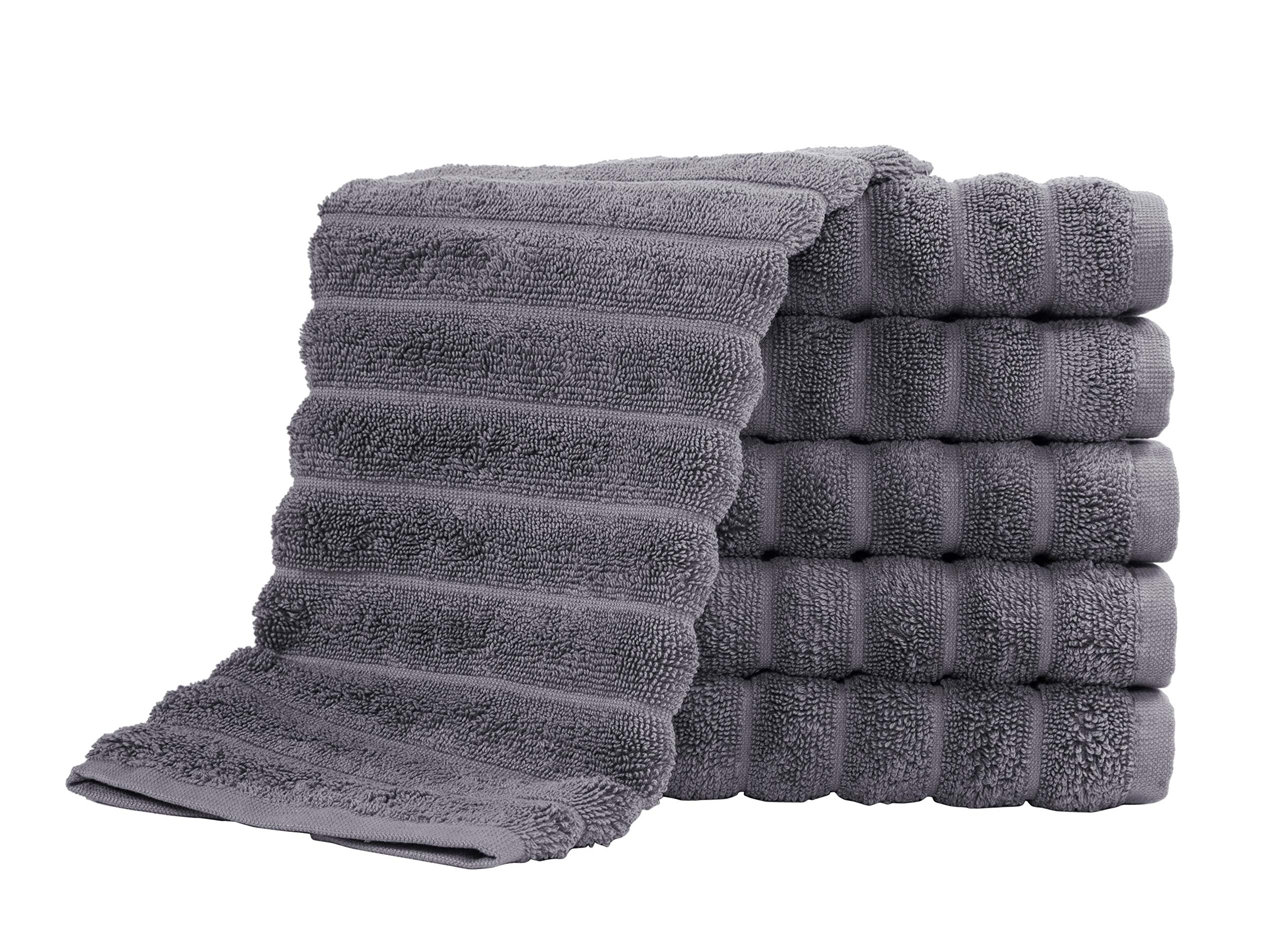 Washcloths Set of 6, Absorbent & Quick Dry I 13"x13" - Image 26