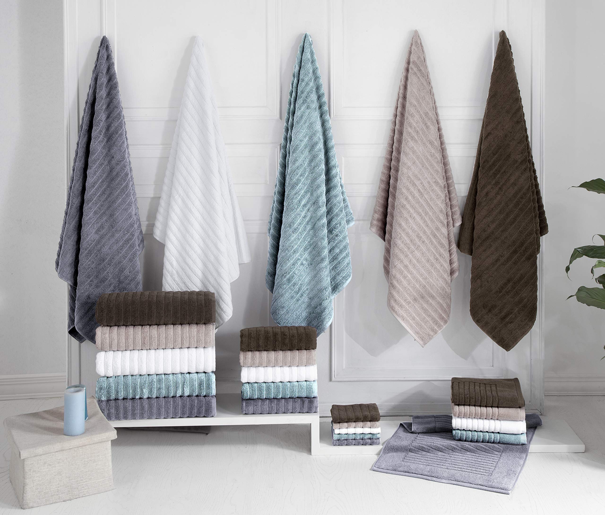 Washcloths Set of 6, Absorbent & Quick Dry I 13"x13" - Image 30