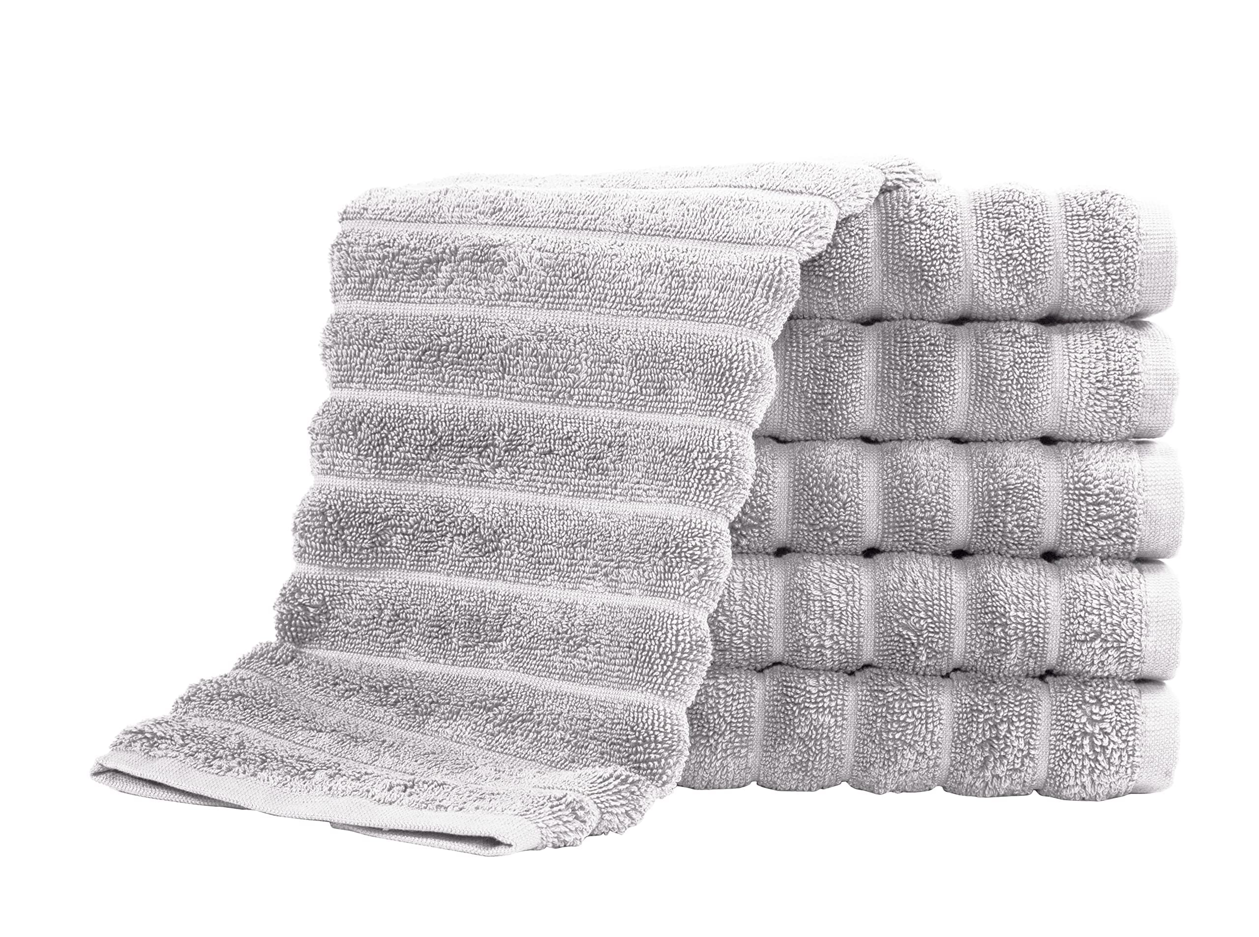 Washcloths Set of 6, Absorbent & Quick Dry I 13"x13" - Image 43