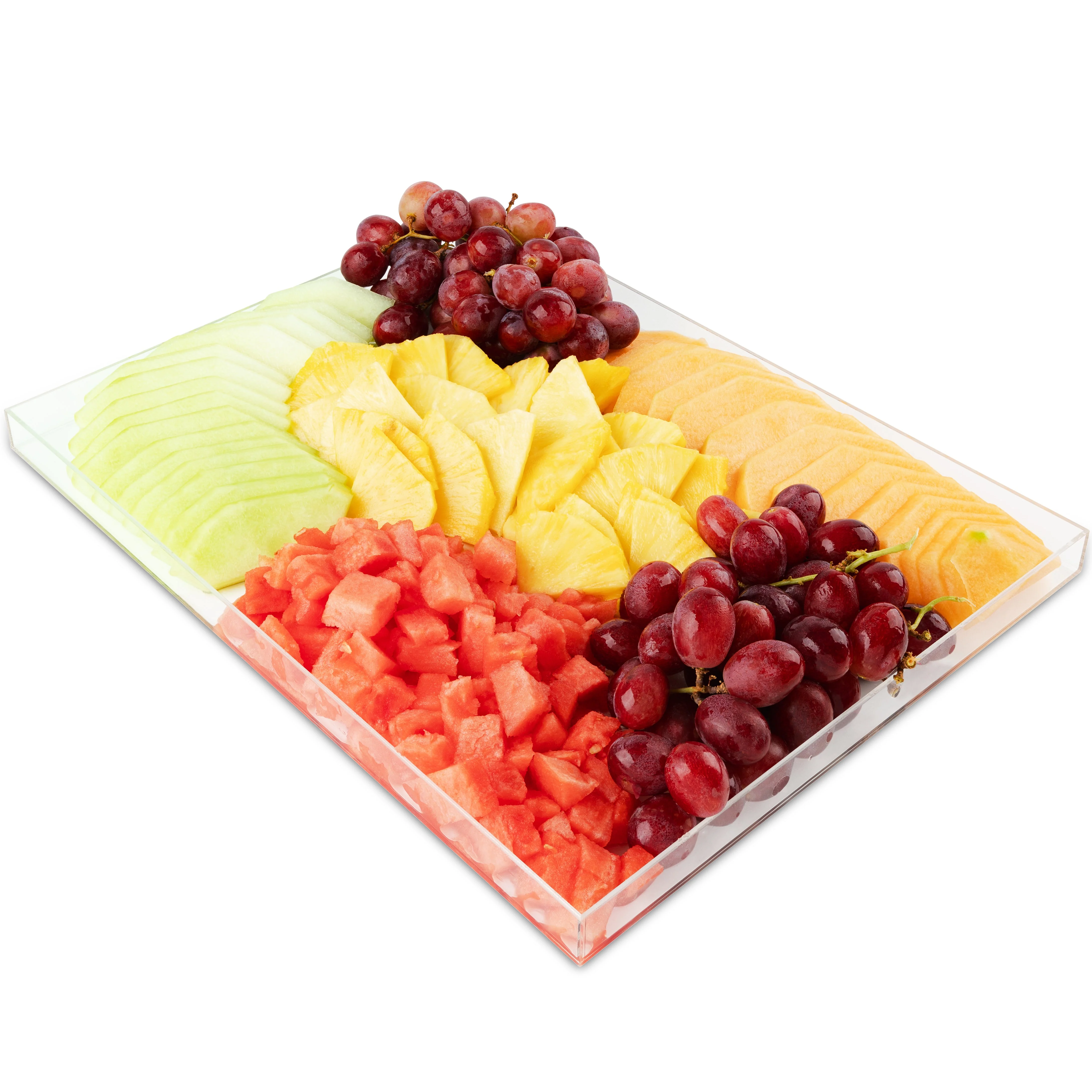Clear Acrylic Serving Tray With Lid - Image 6