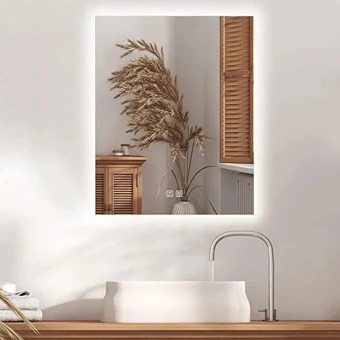 Compact Sleek Backlit LED Bathroom Mirror - Image 8