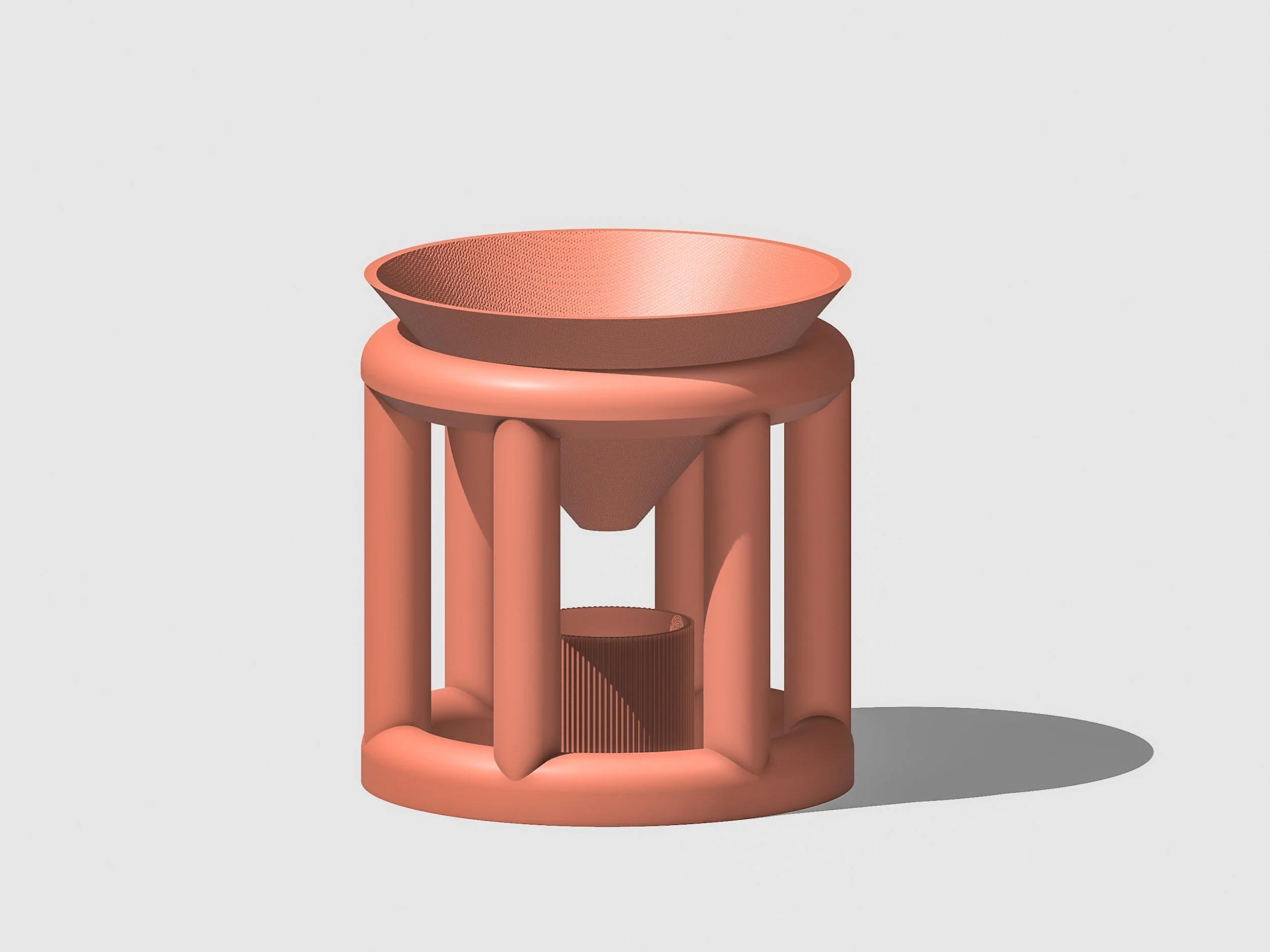 Conduit Plant Stand with Planter & Catch - Image 14