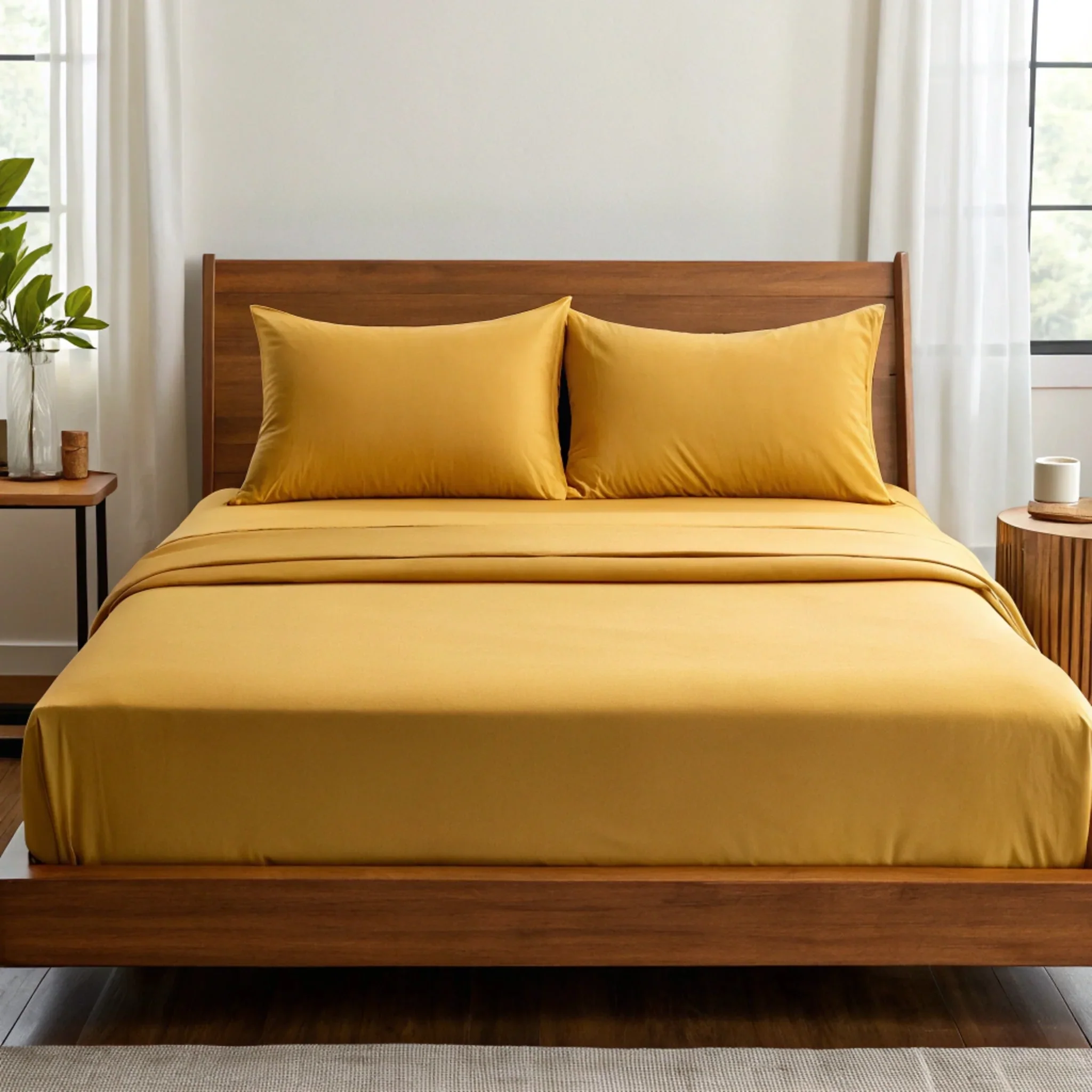 Copper Infused Bamboo Sheet Set | Antimicrobial Comfort - Image 11