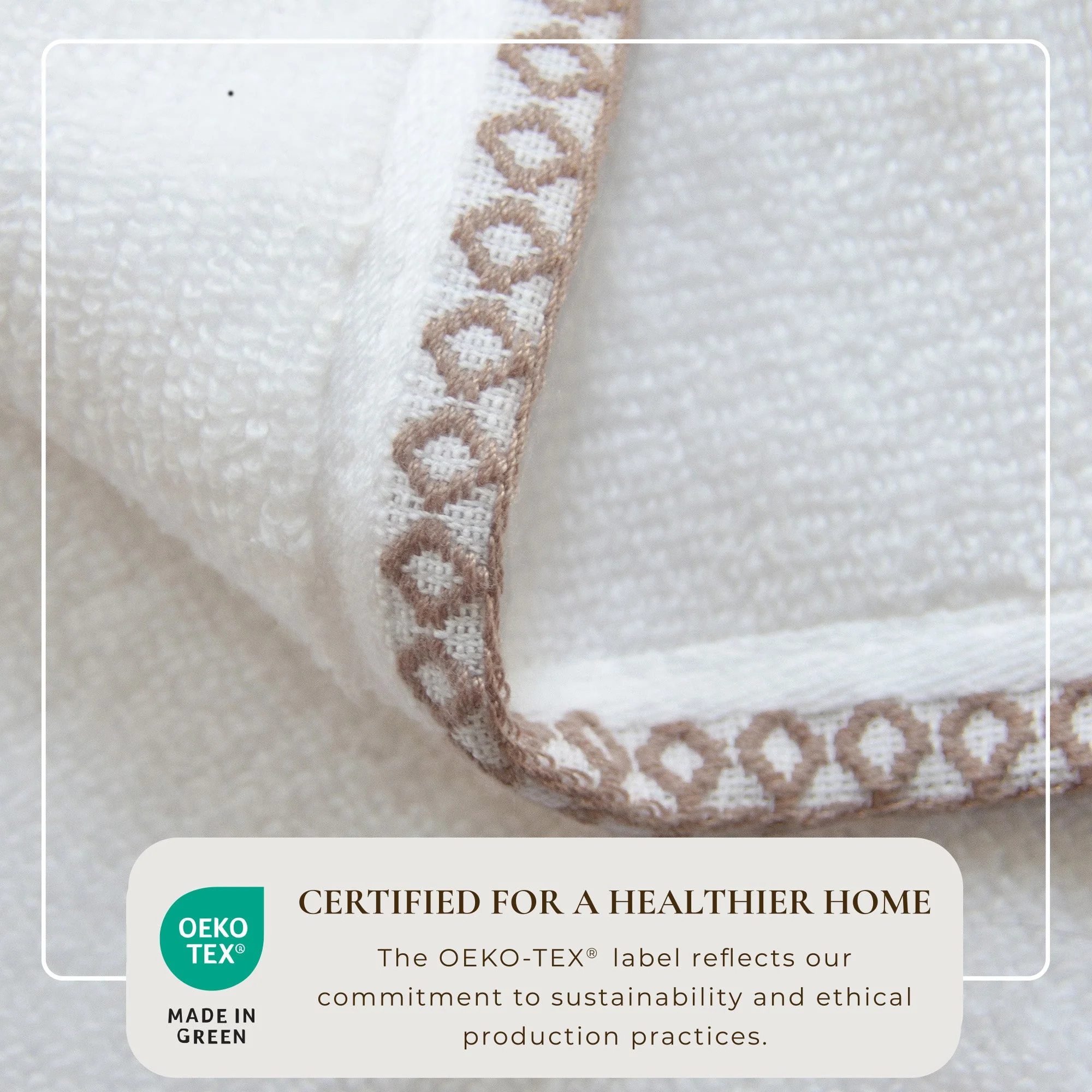 Cotton Border-Stitched 6-Piece Towel Set - Valery Collection - Image 28