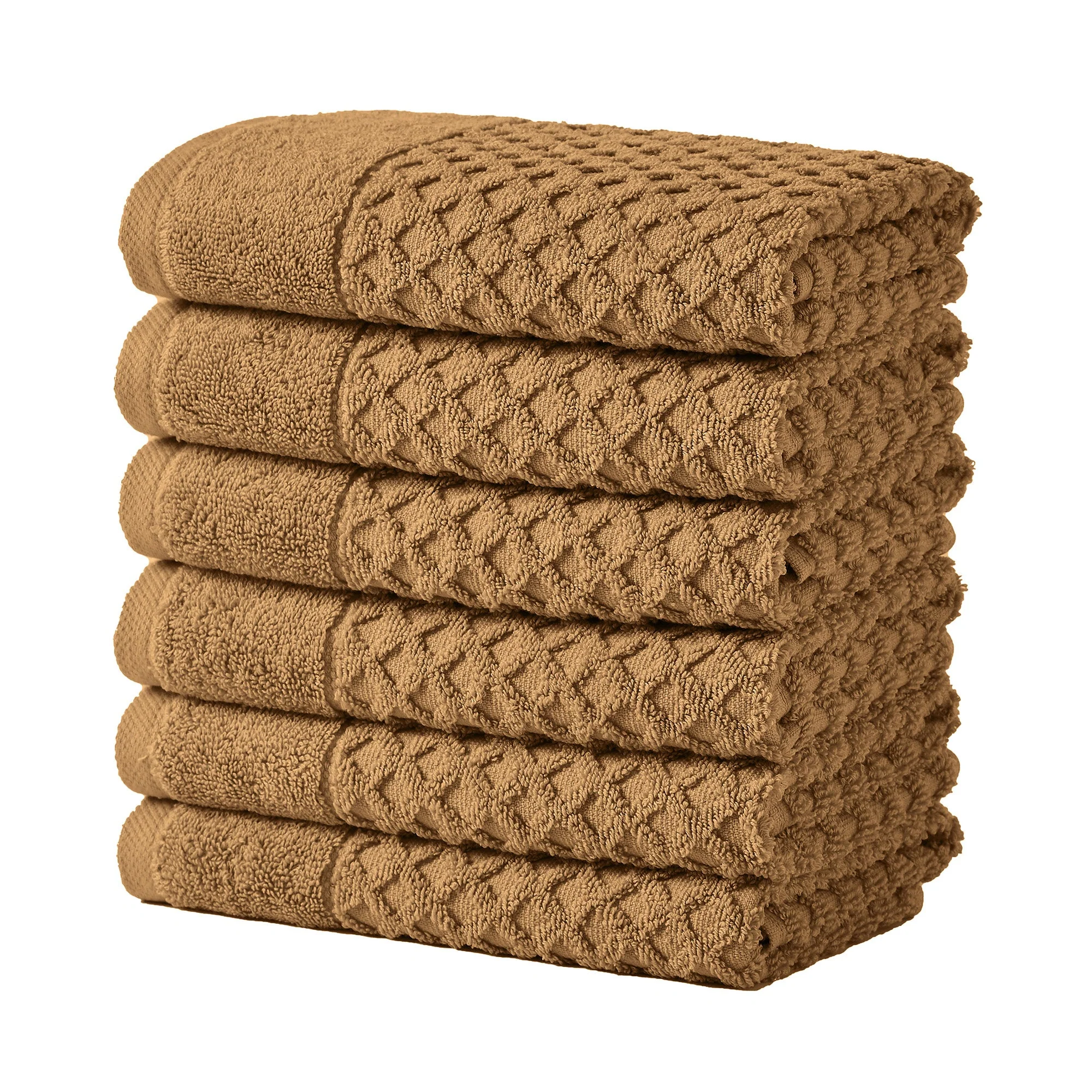 Cotton Diamond Waffle Weave Bath Towel Set - Grayson Collection - Image 215