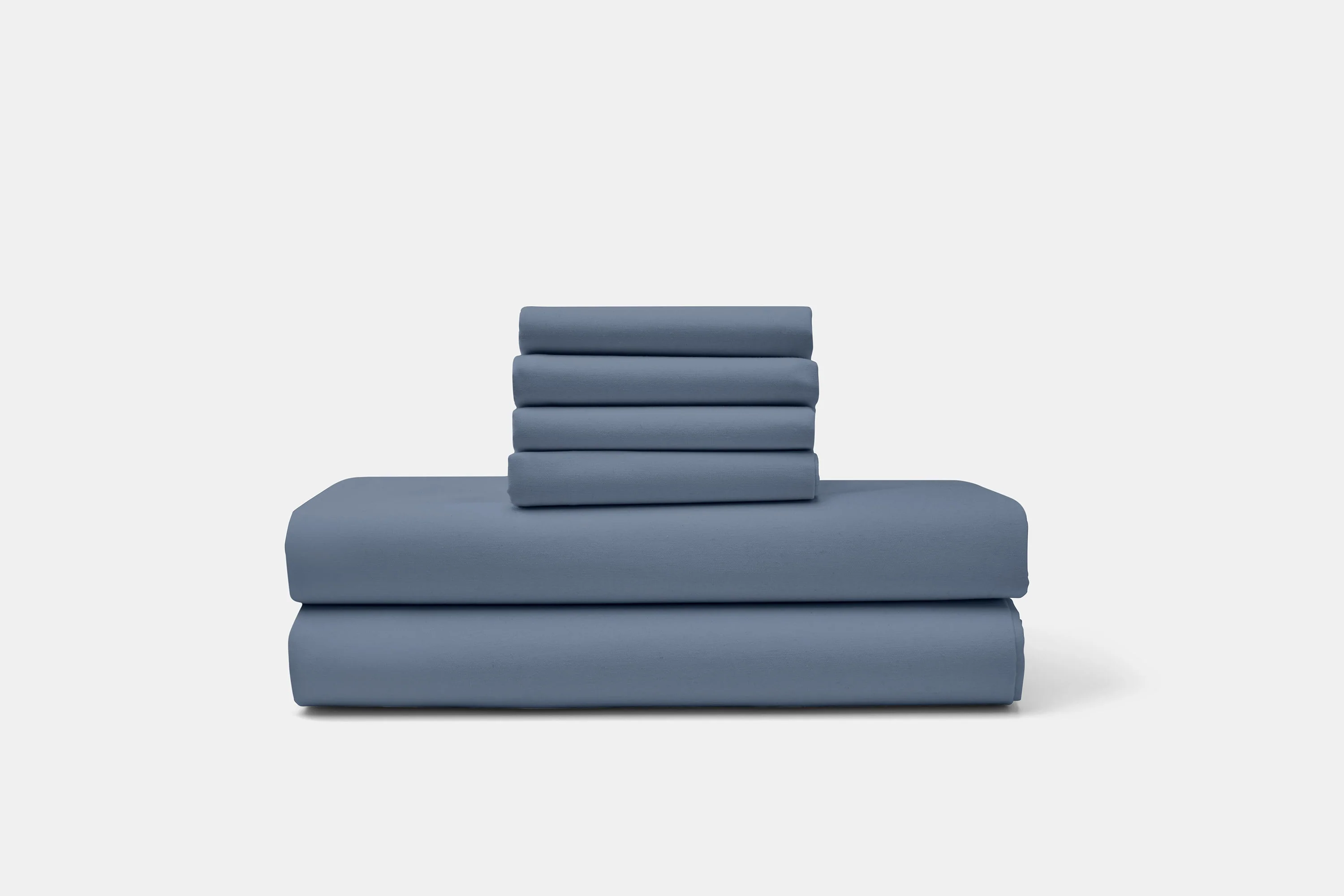 Cotton Percale Bed Sheet Set - Image 23