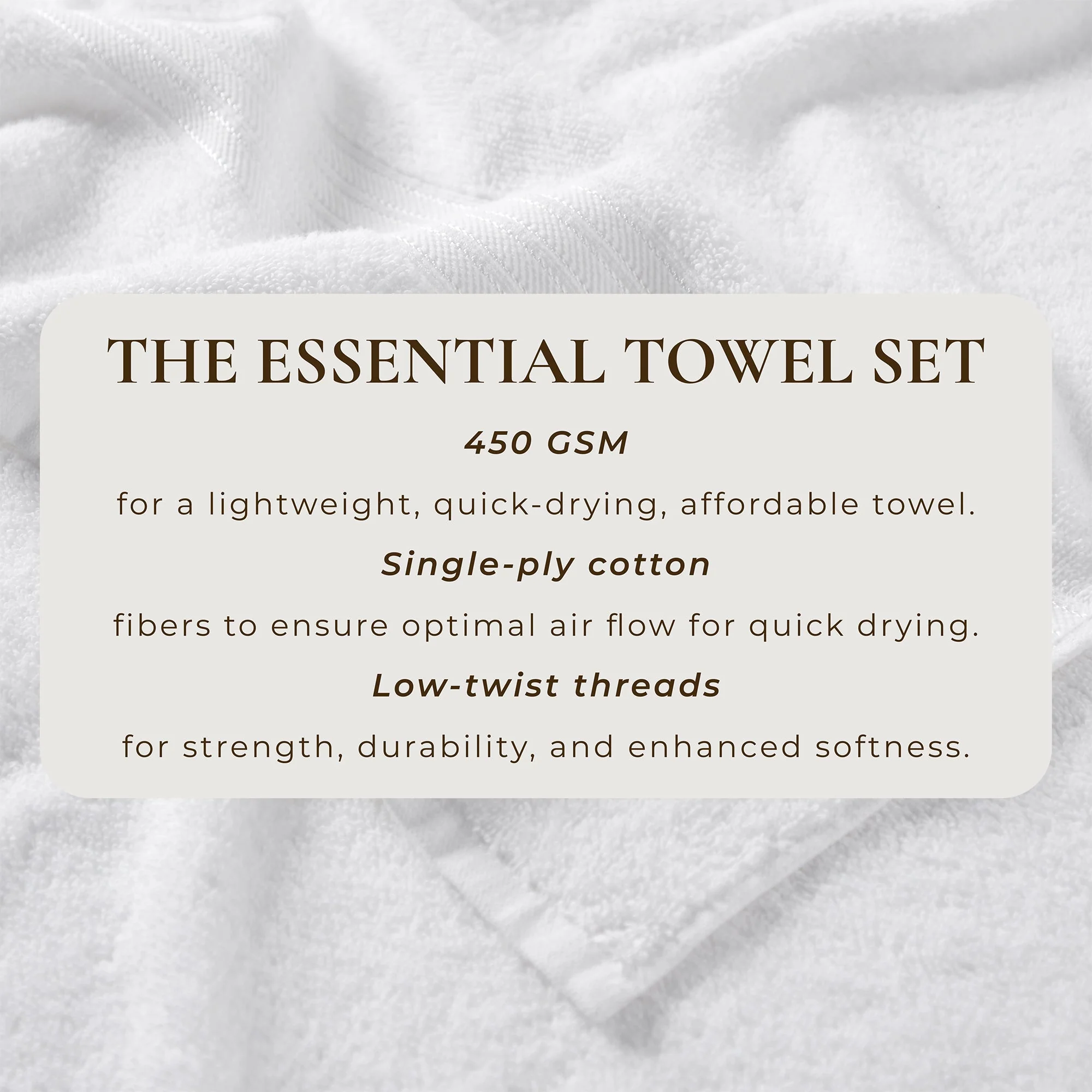 Cotton Terry Bath Towel Set - Cooper Collection - Image 28
