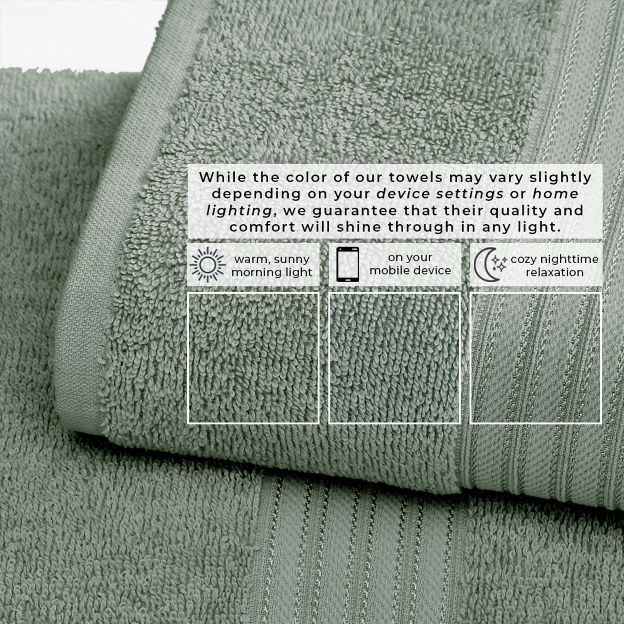 Cotton Terry Bath Towel Set - Cooper Collection - Image 73