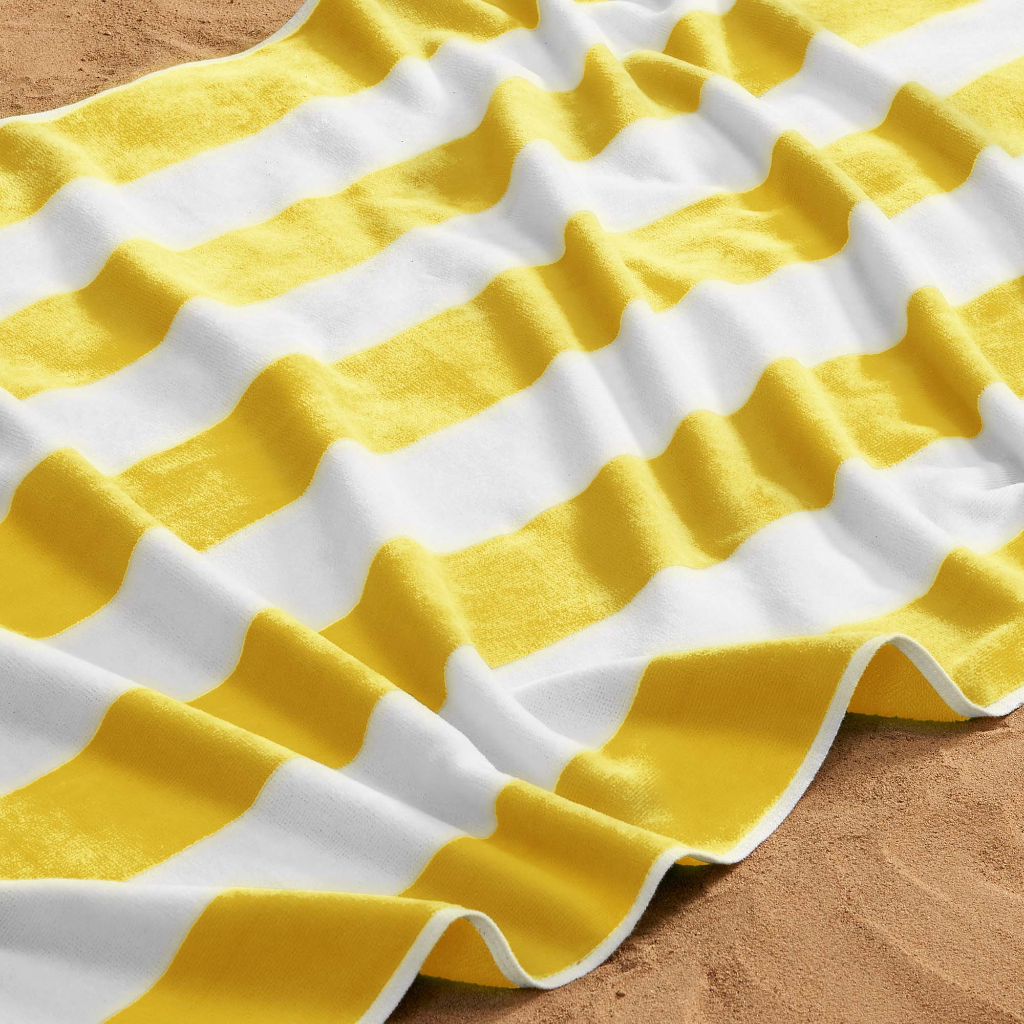 Cotton Velour Cabana Stripe Beach Towel - Novia Collection - Image 174