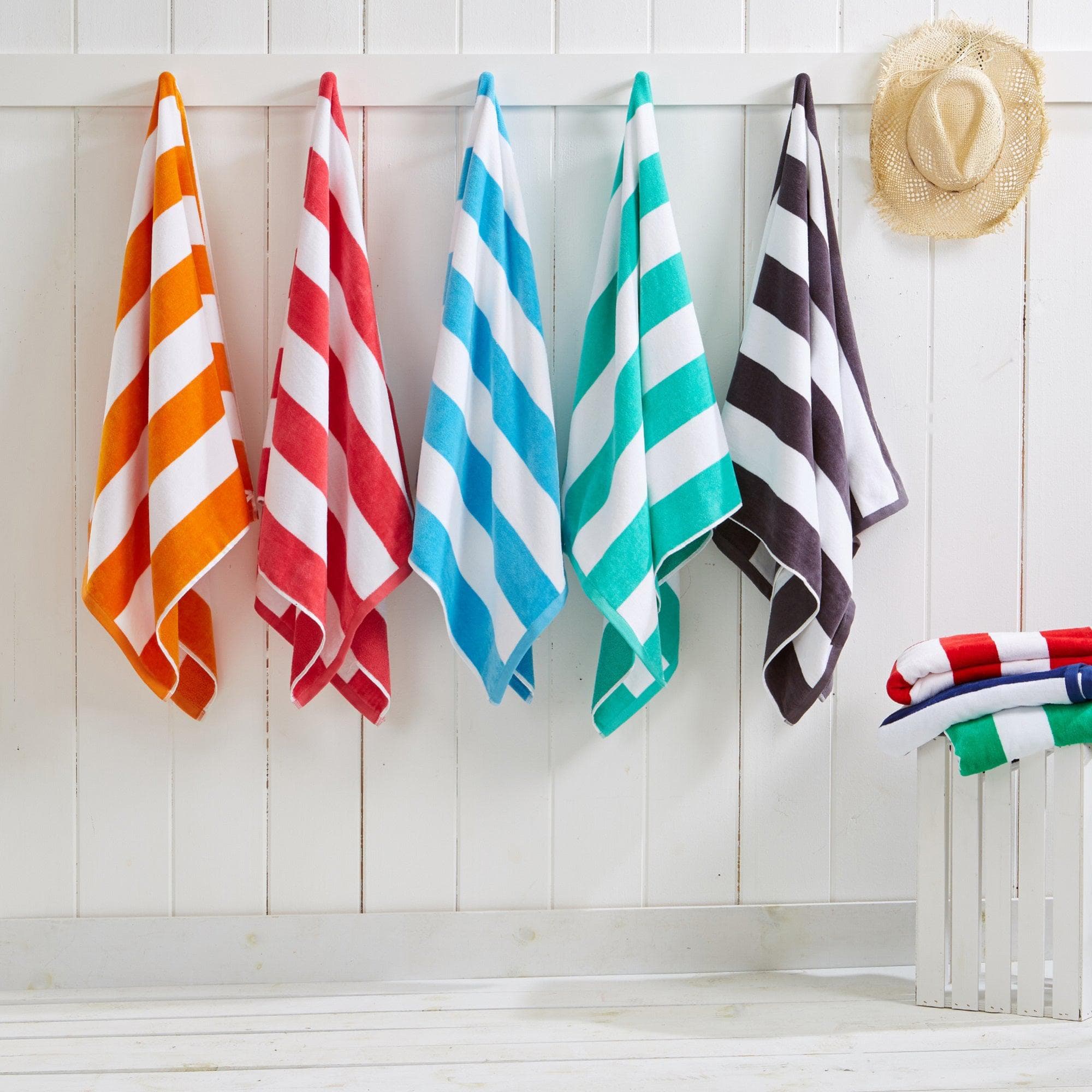 Cotton Velour Cabana Stripe Beach Towel - Novia Collection - Image 27