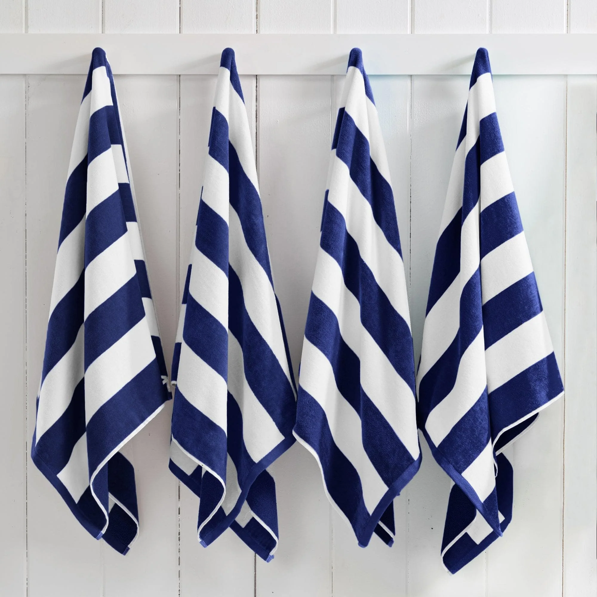 Cotton Velour Cabana Stripe Beach Towel - Novia Collection - Image 37